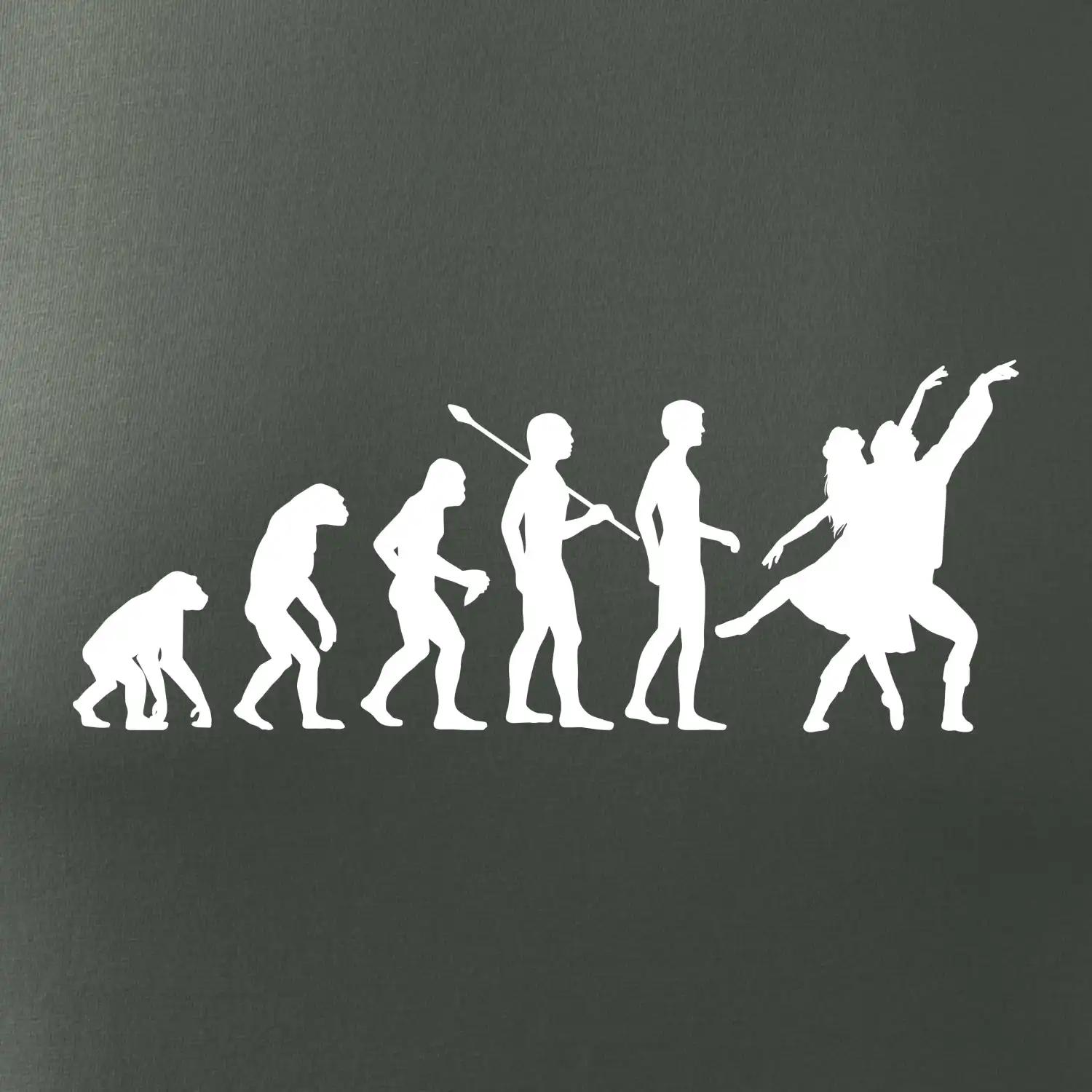 Evoluce tanec - tančící dvojice