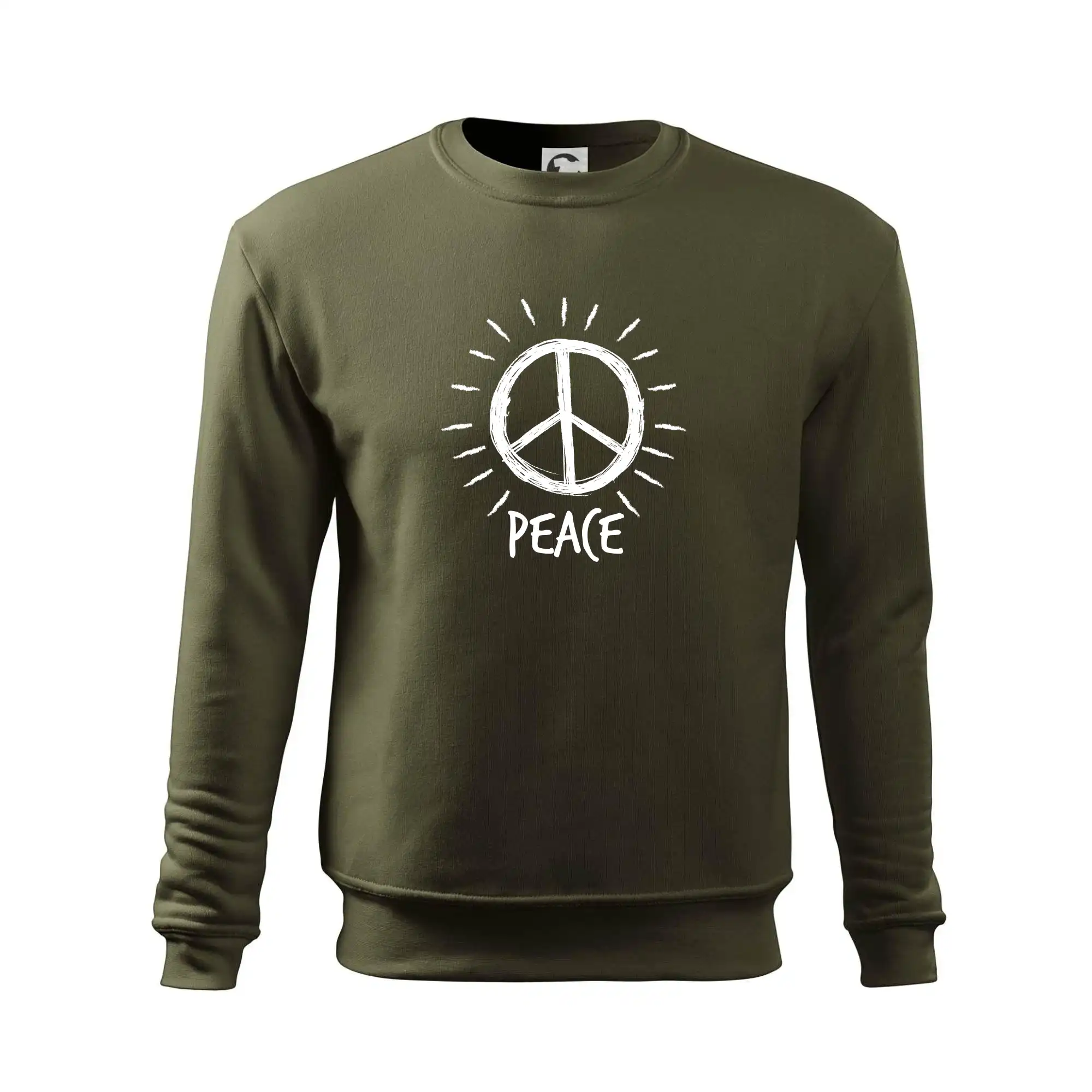 Peace symbol černobílý