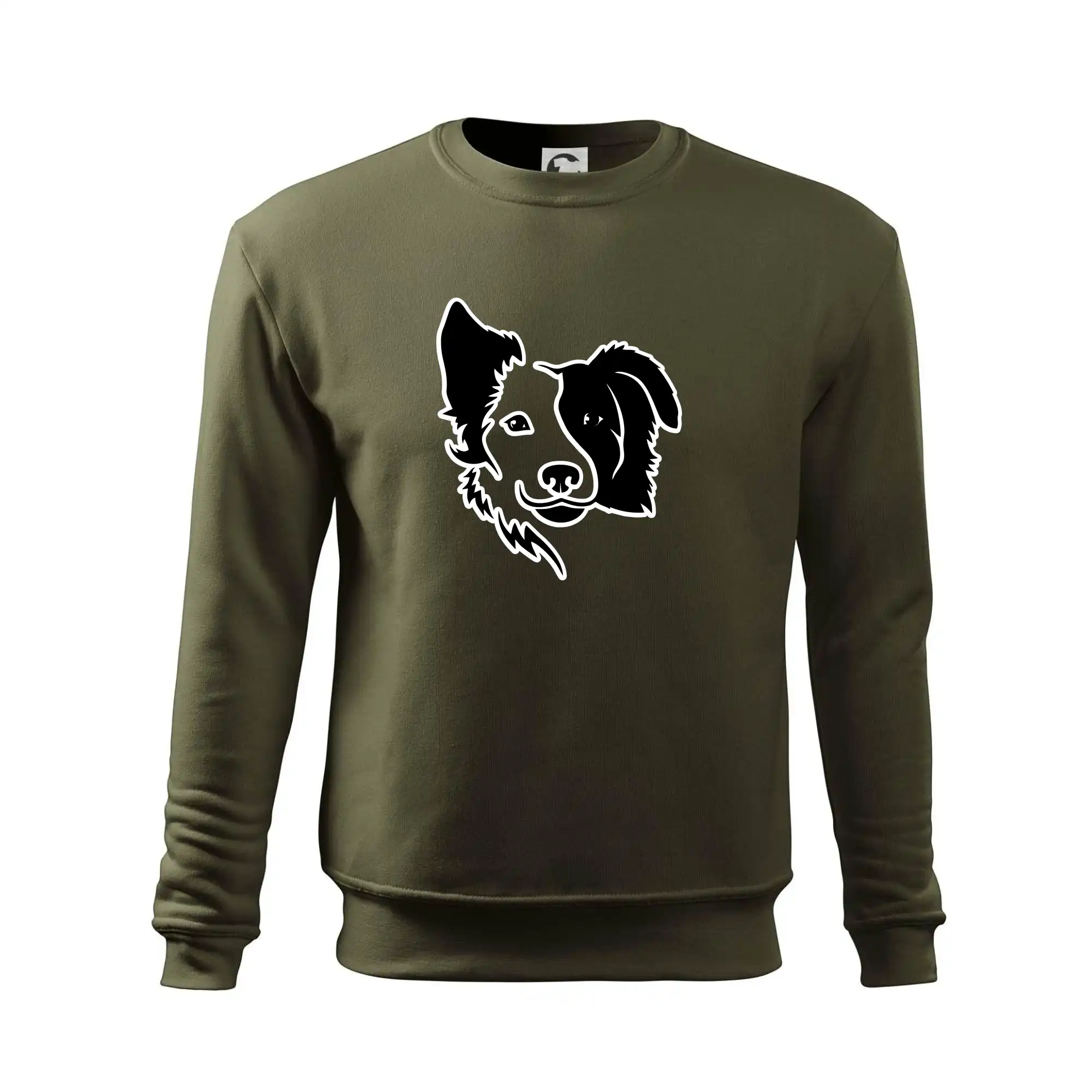 Border kólie obrys hlavy