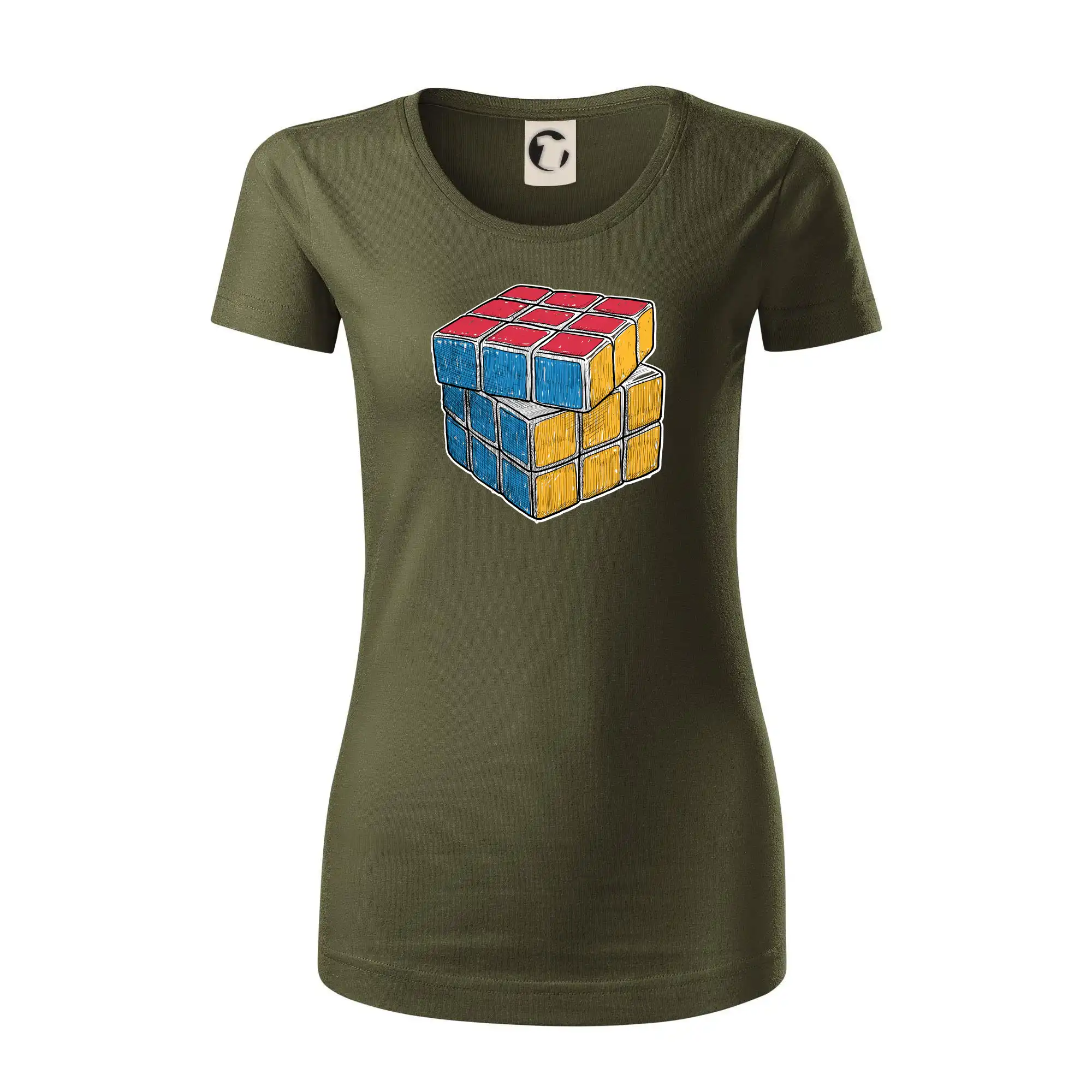 Rubikova kostka kreslená