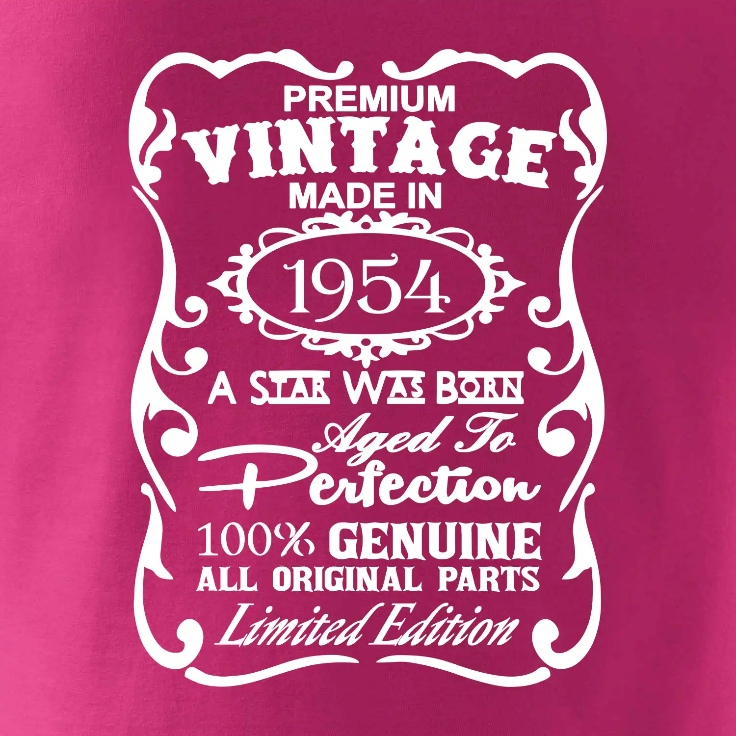 Vintage Etiketa - 1954