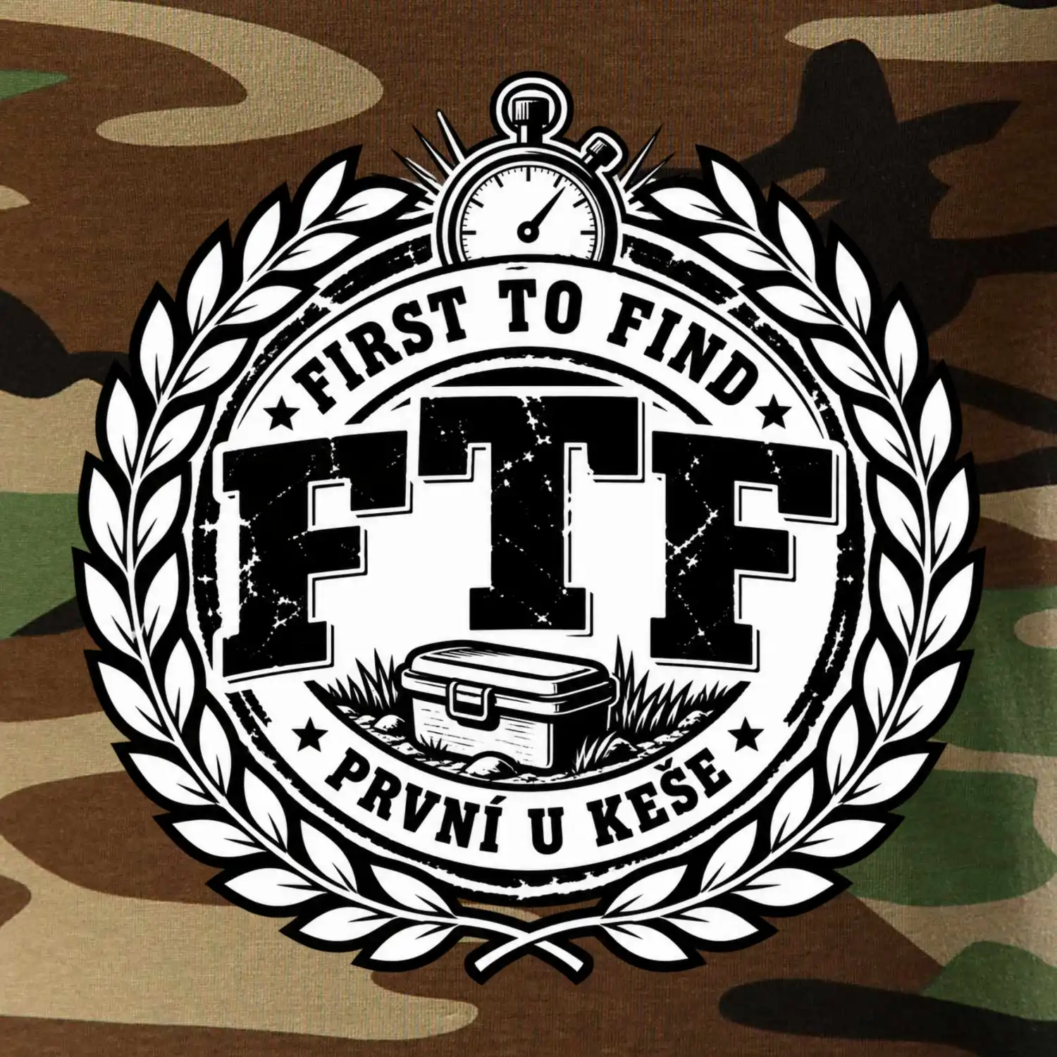 FTF první u keše vítězný odznak