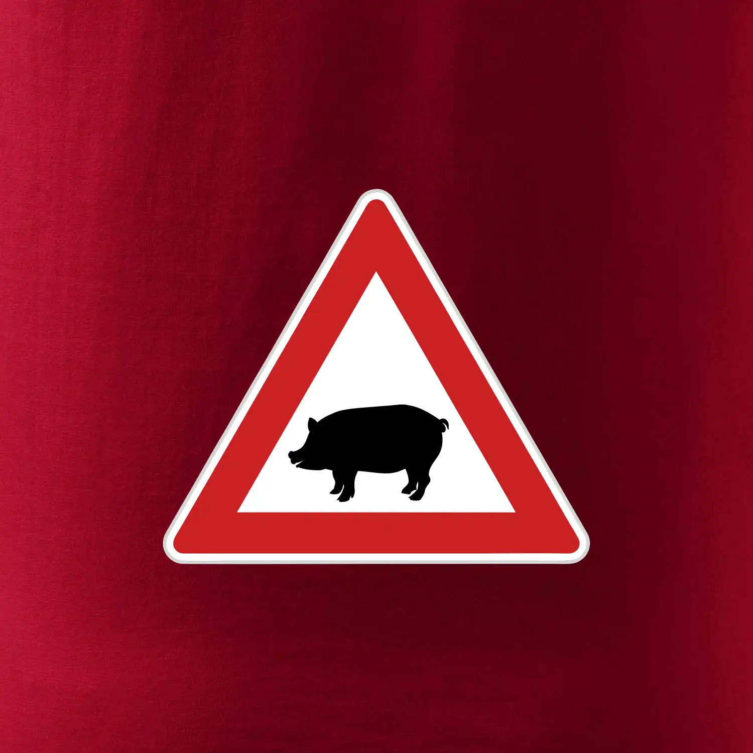 Dopravní značka - Pozor prase domácí