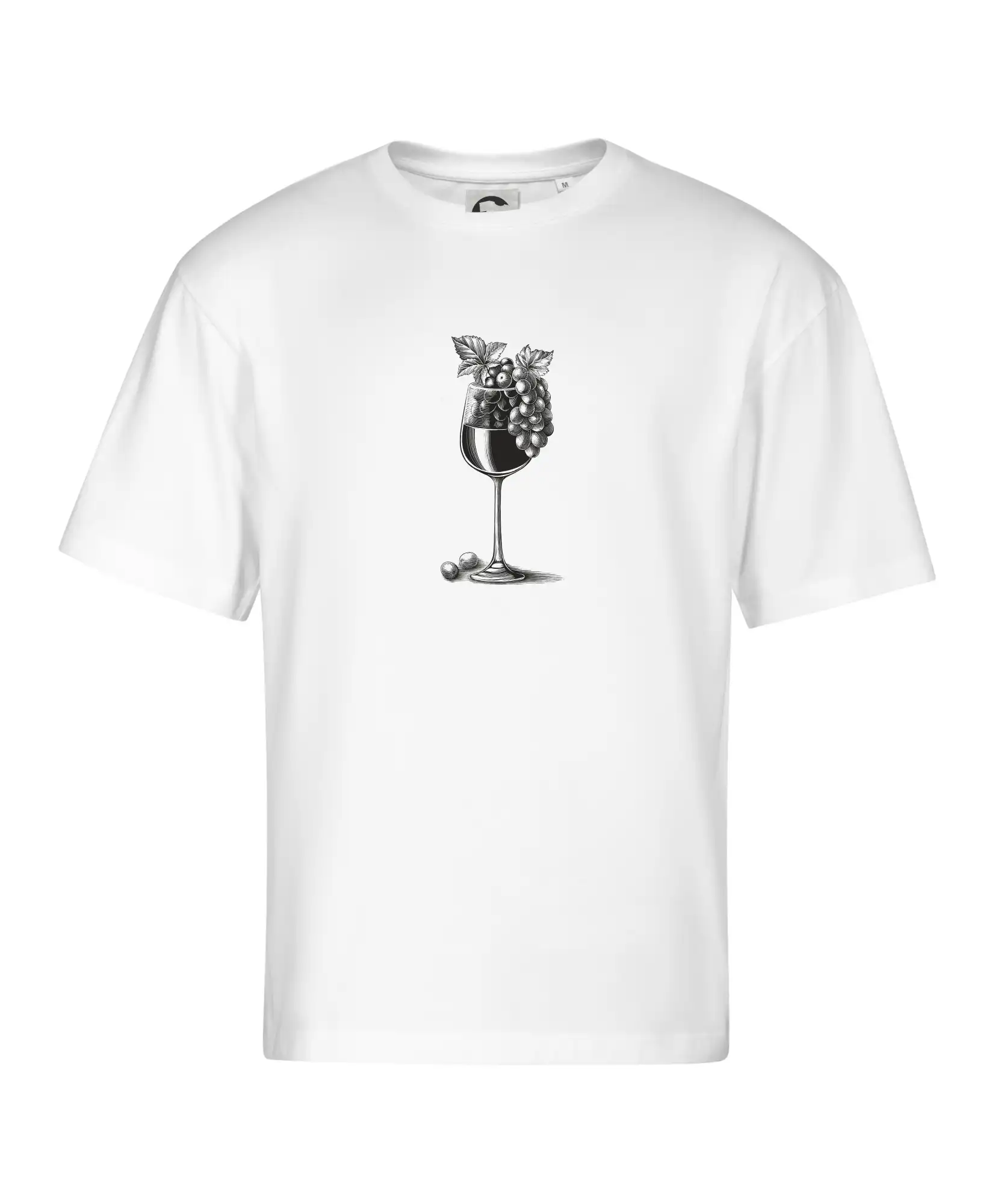 Vtipná tričká s tematikou vína - Poháre plné vína - Stage unisex - OVERSIZE