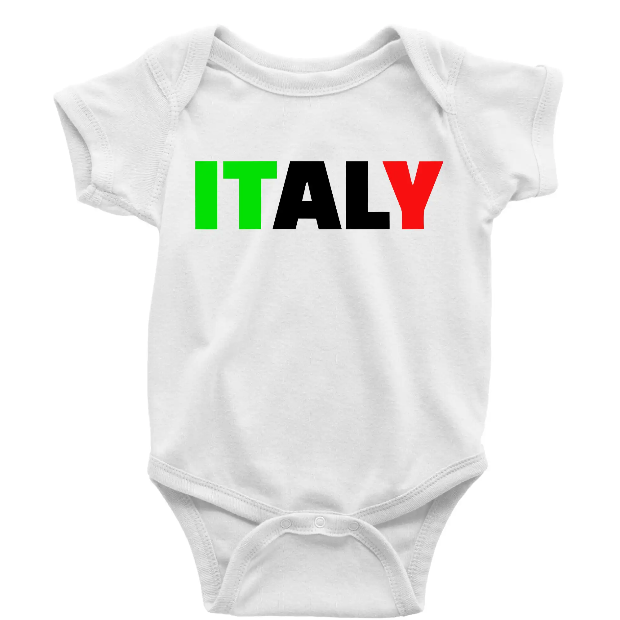 Tričká Taliansko - Italy Nápis - Body dojčenské s krátkym rukávom