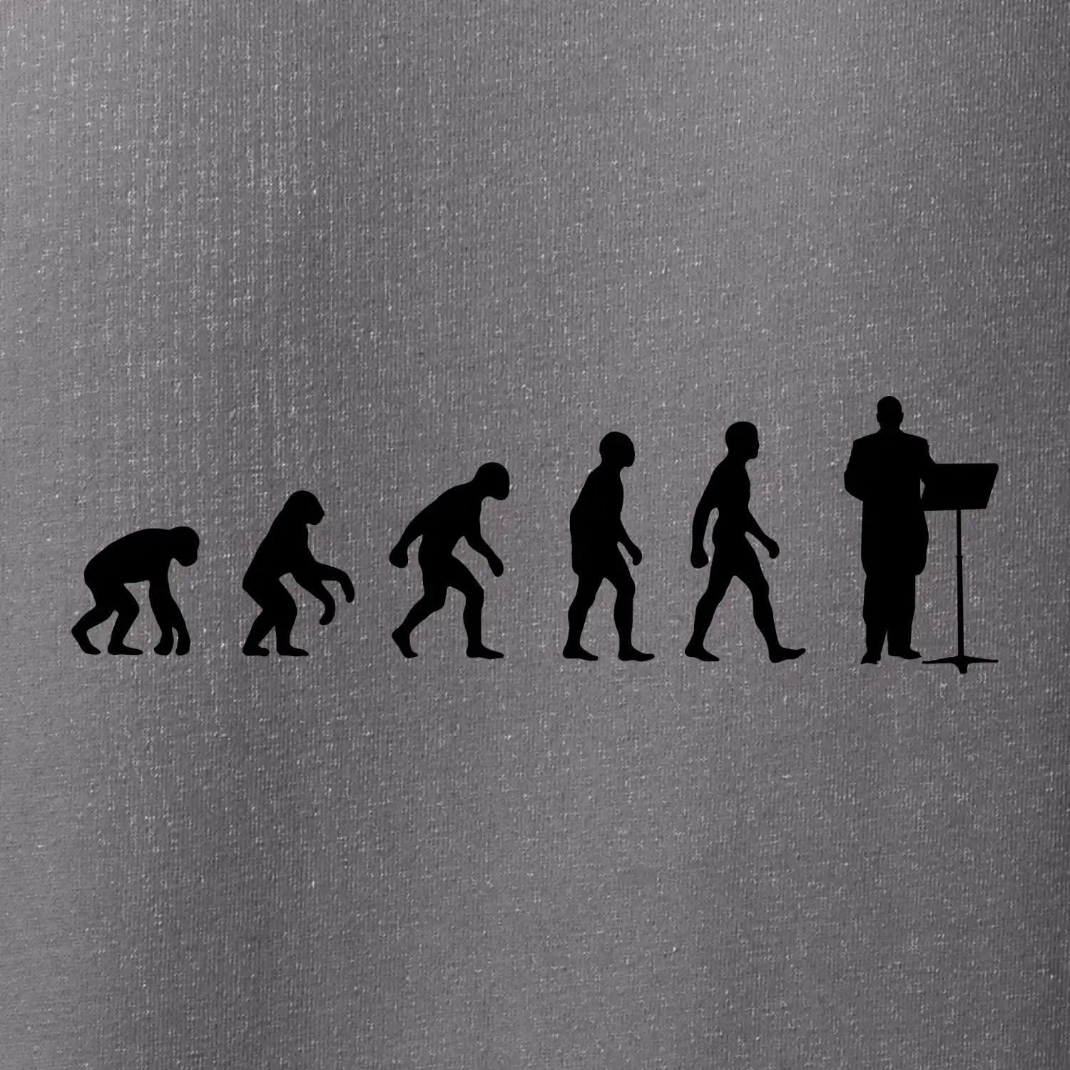 Evoluce sbormistr zepředu