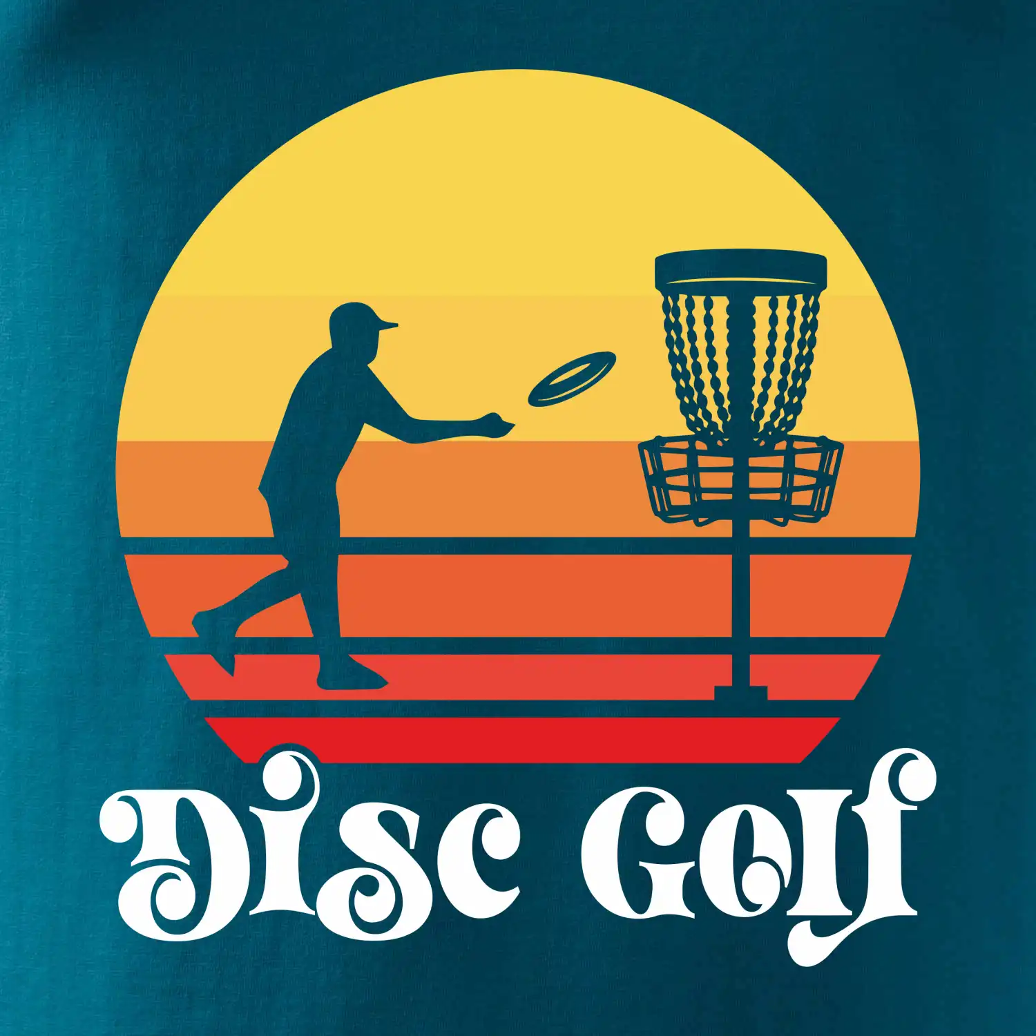Disc golf postava vintage