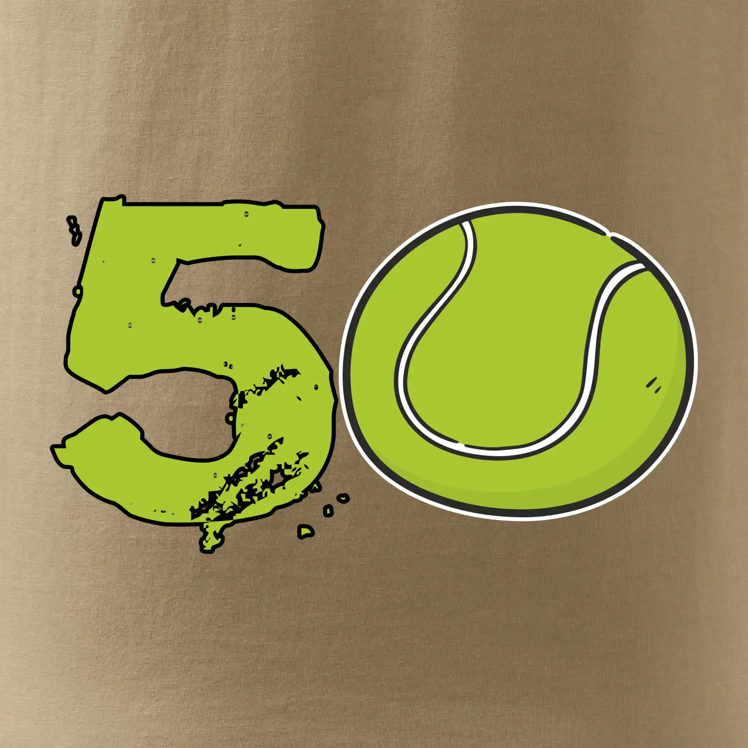 Tenis kulaté narozeniny 50
