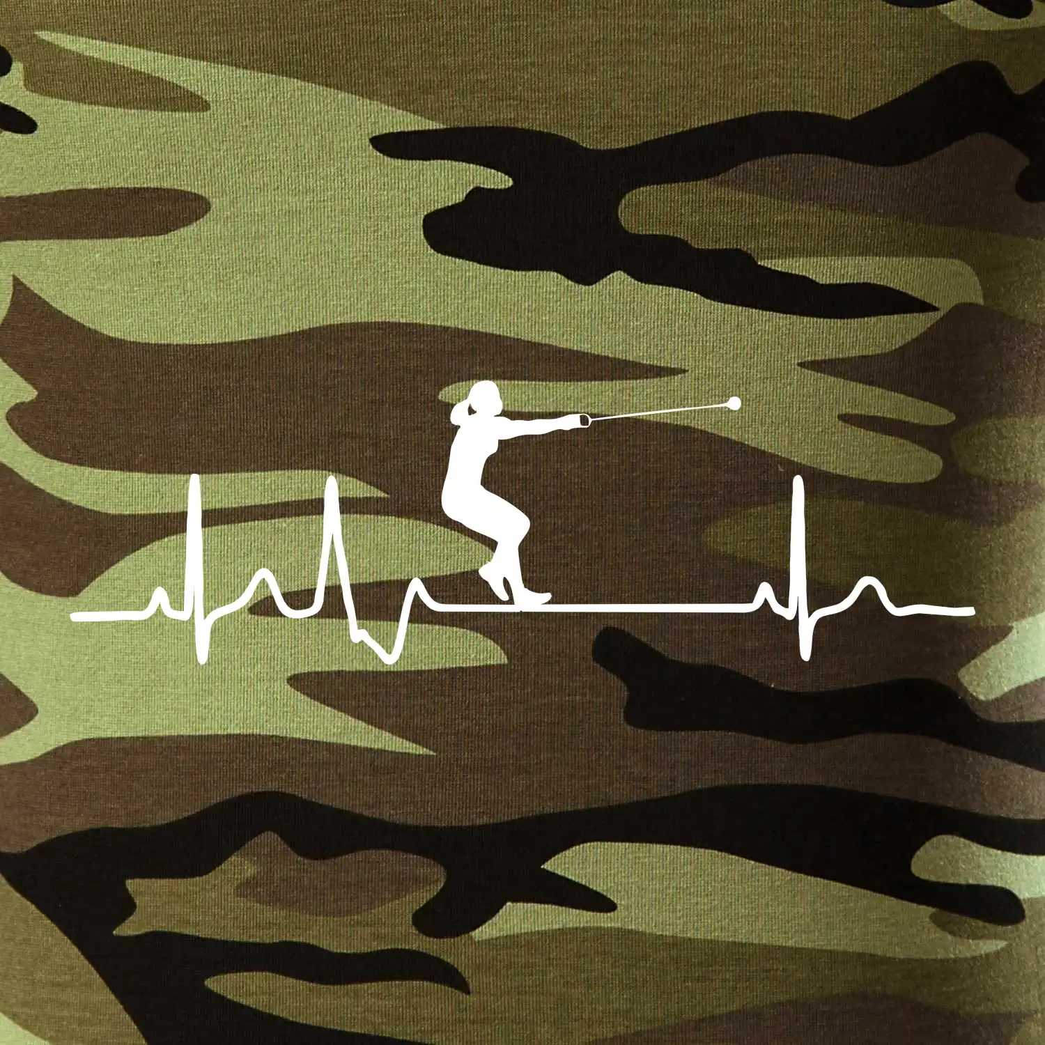 EKG hod kladivem žena