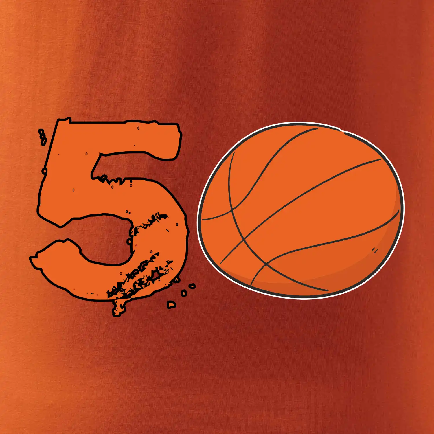 Basketball kulaté narozeniny 50