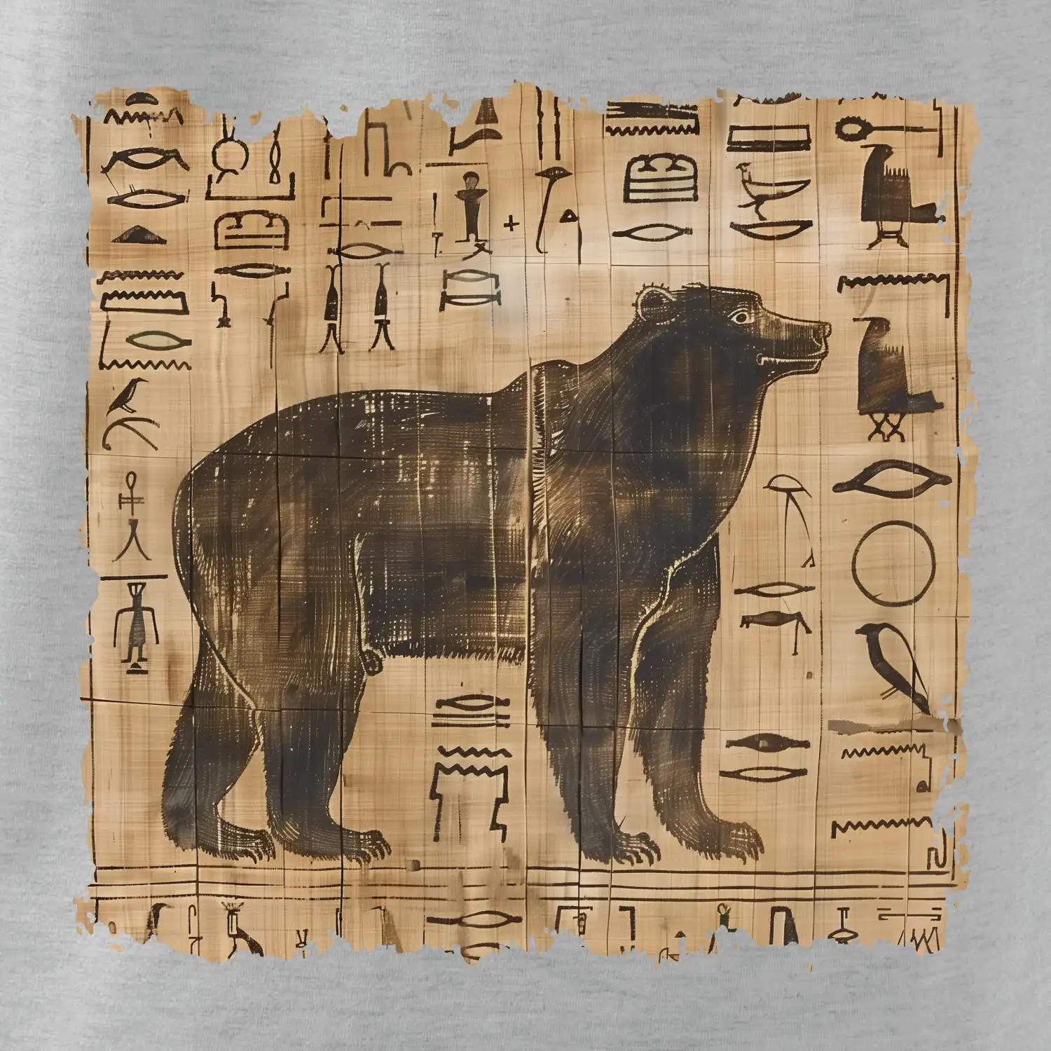 Egyptské hieroglyfy medvěd