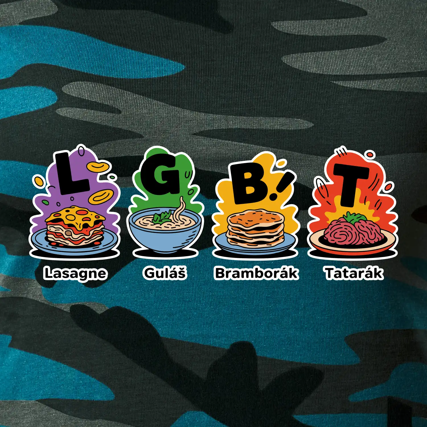 LGBT - Lasagne, Guláš, Bramborák, Tatarák