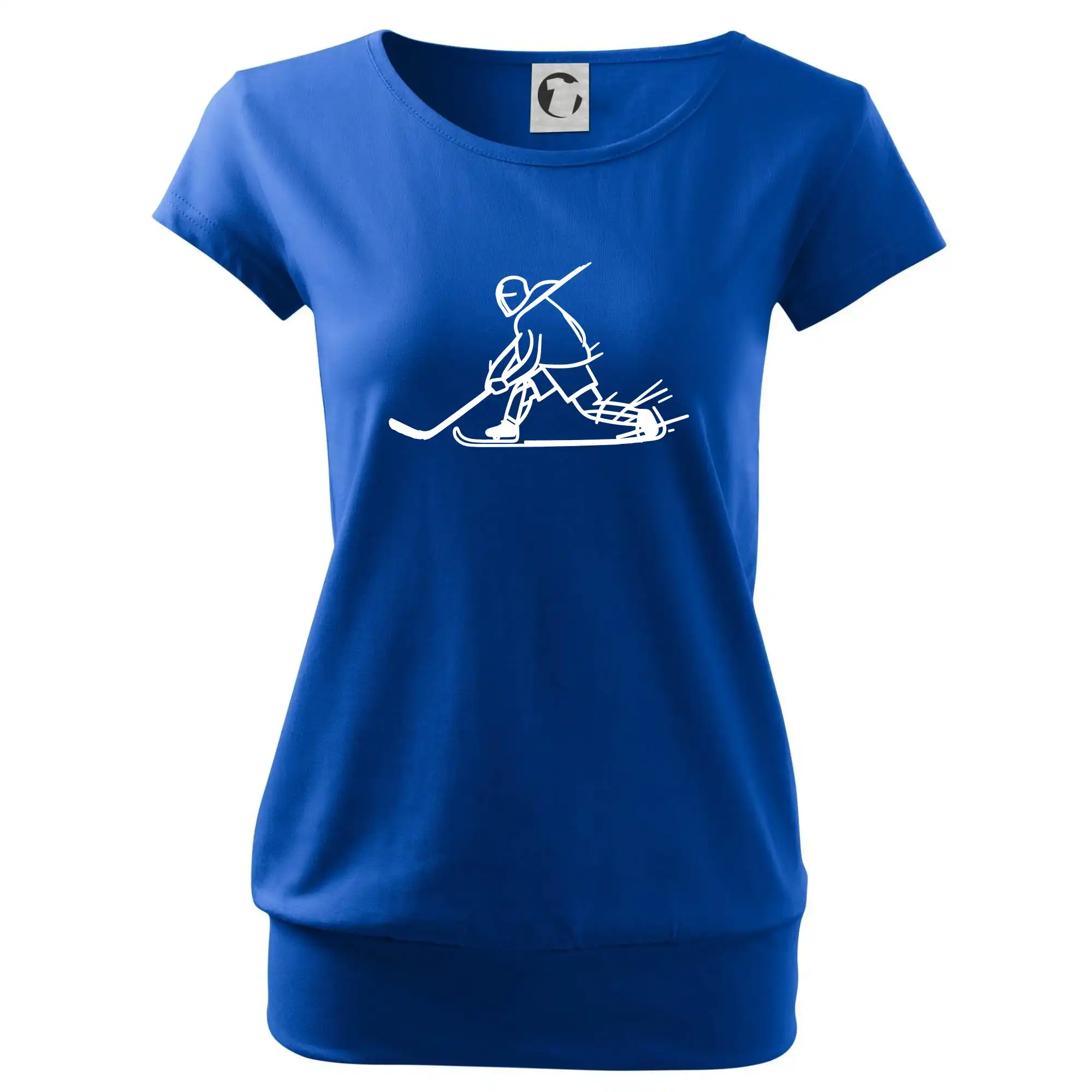 Kreslený hokejista tučnou fixou