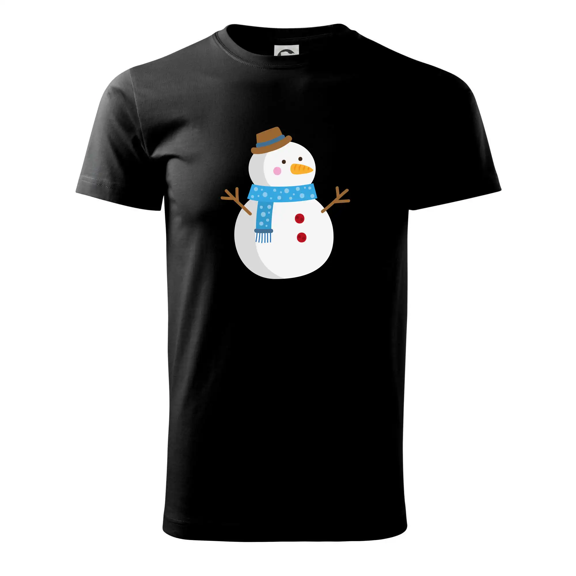 Sněhulák se šálou