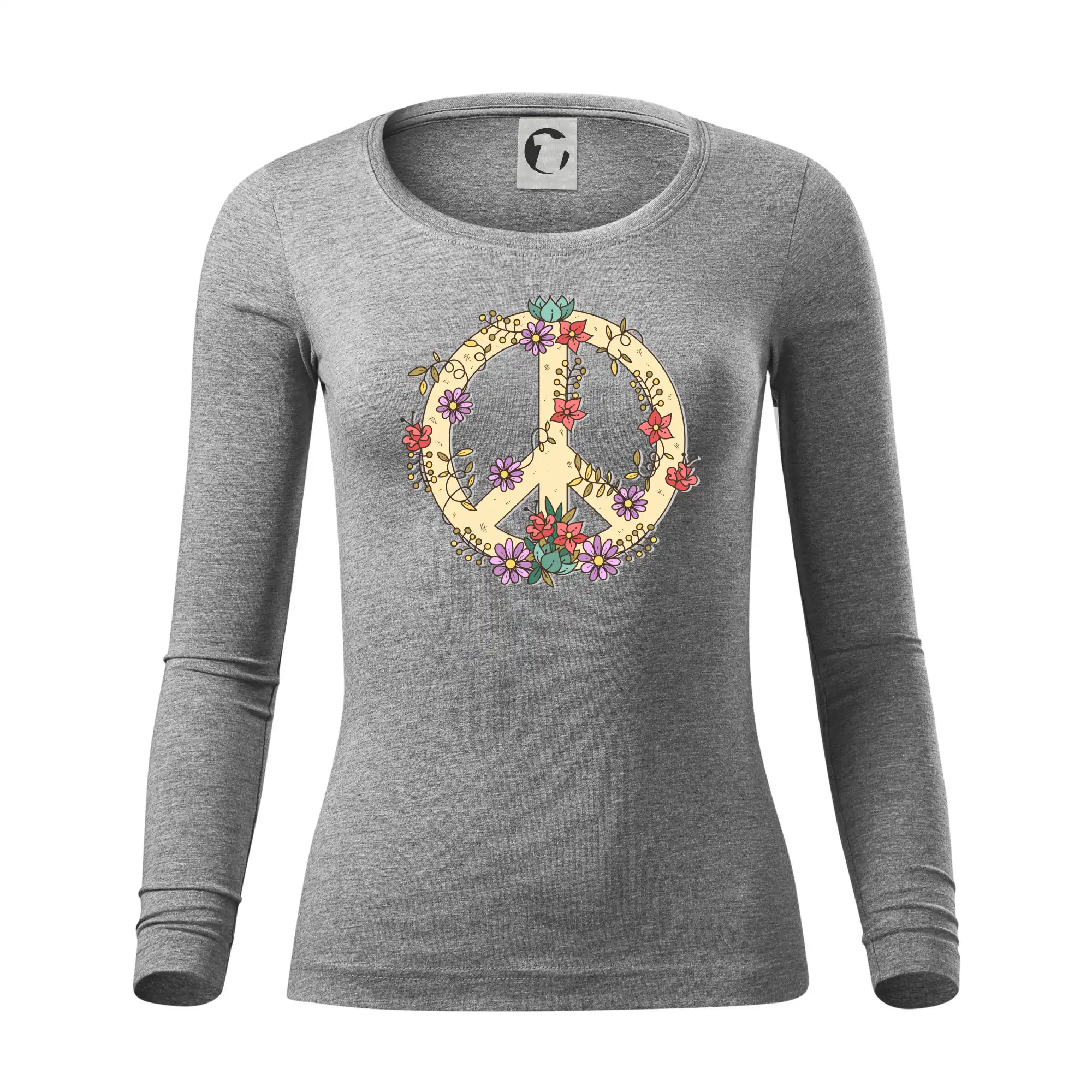 Peace symbol pískový
