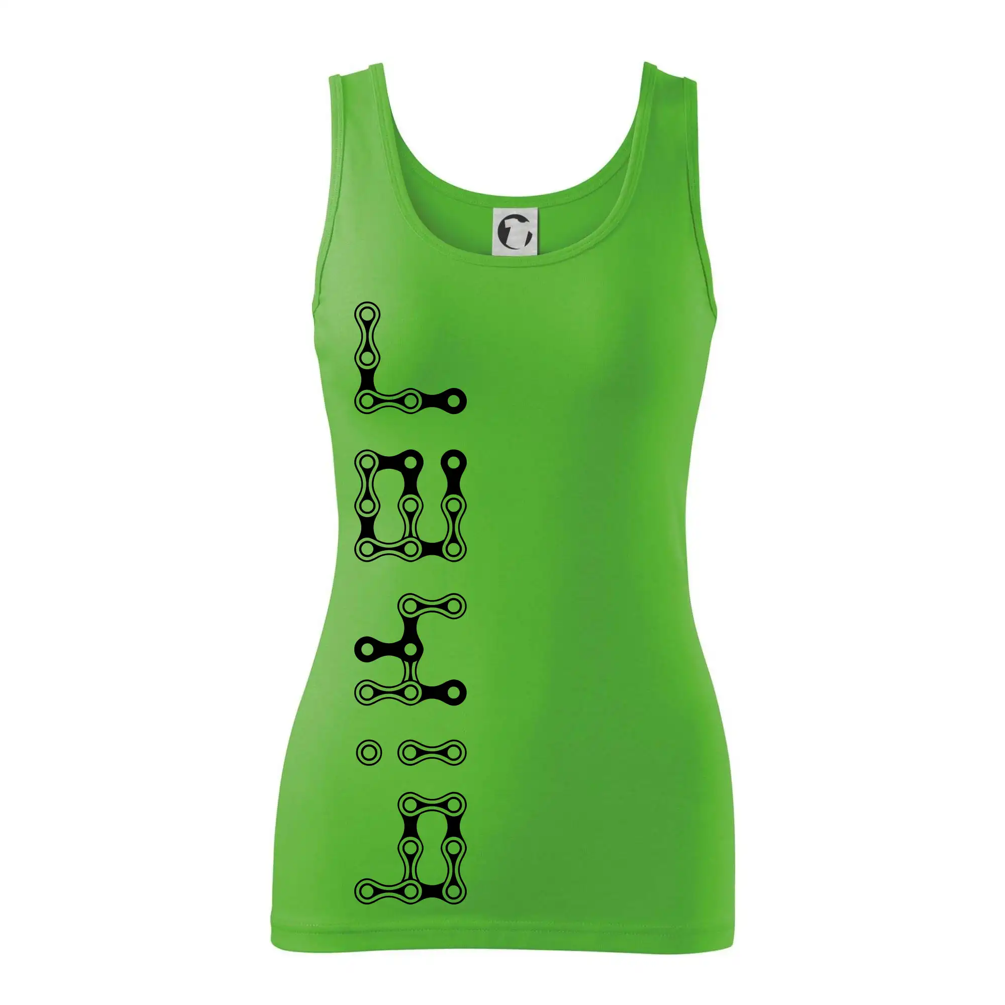 Biker nápis na výšku řetěz