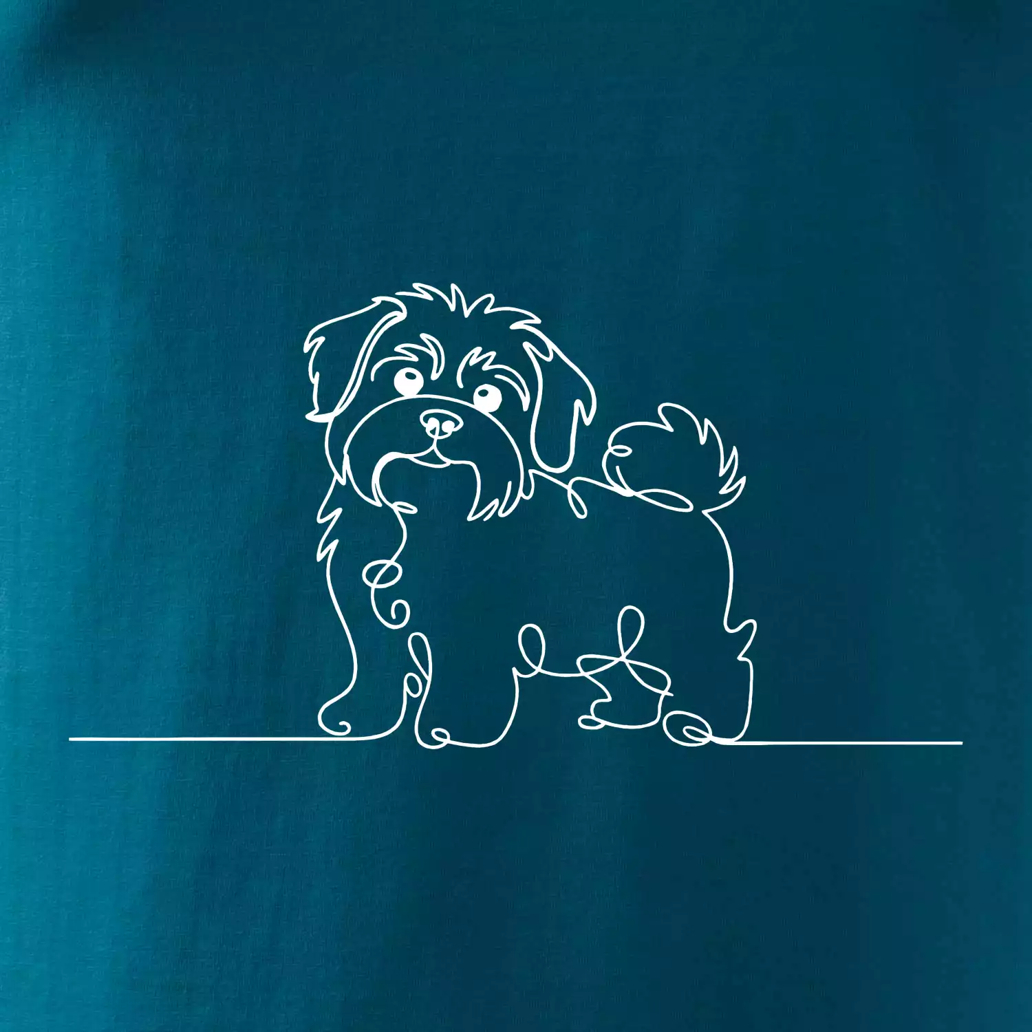 Havanský psík linka jedním tahem