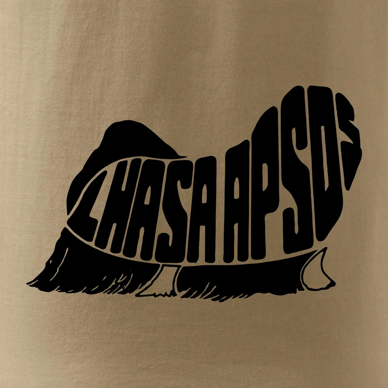 Lhasa Apso nápis v těle