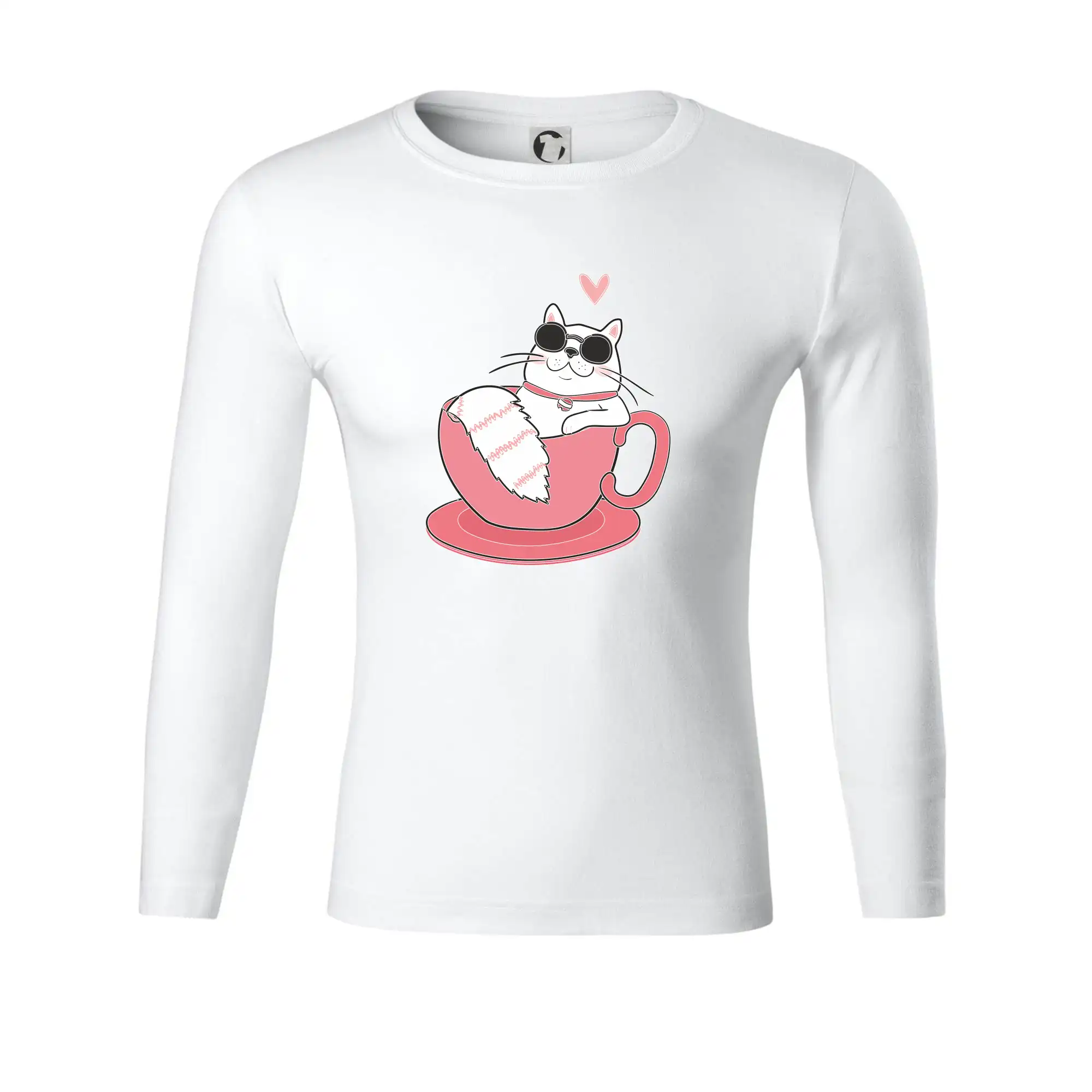 Hustá kočka v hrníčku