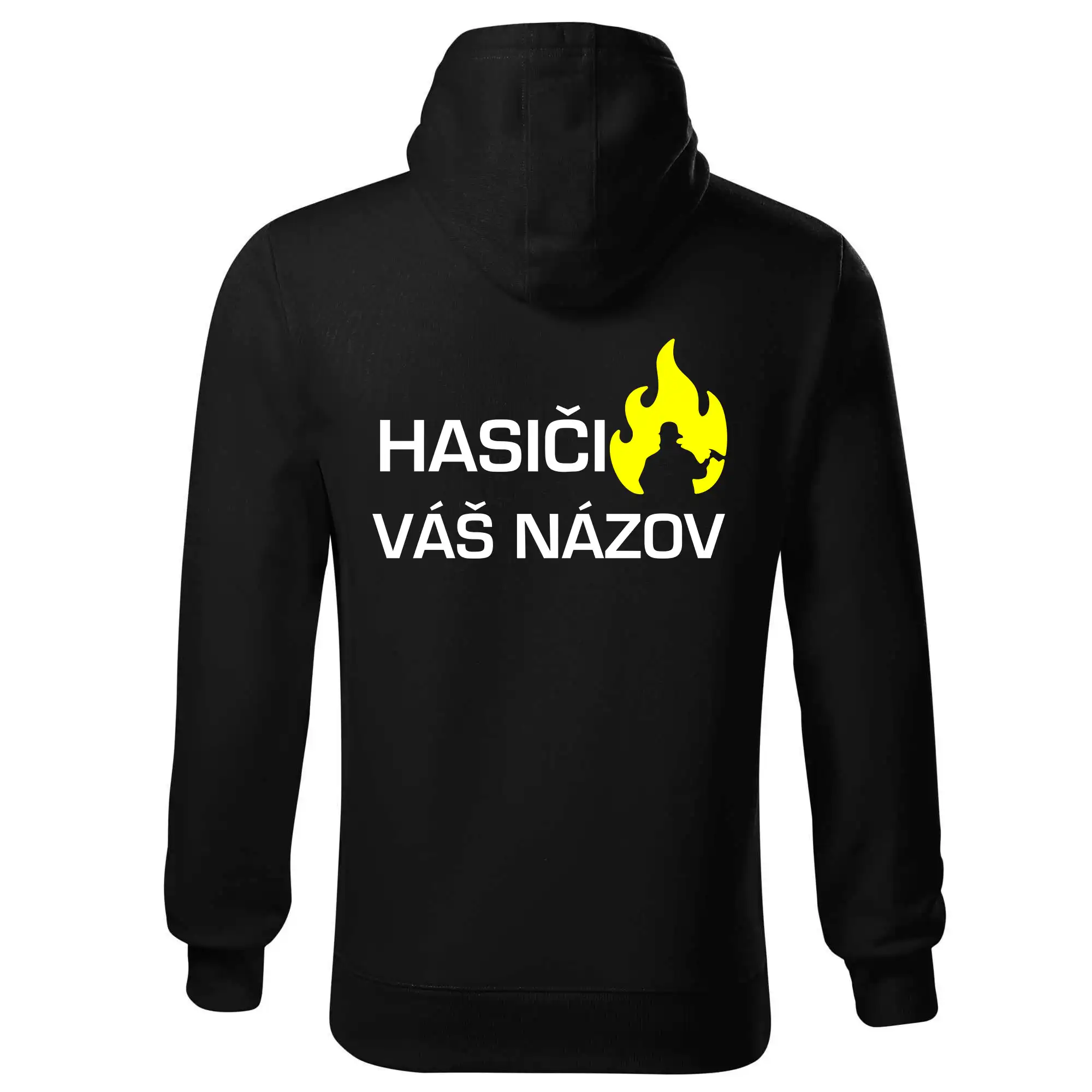 Hasiči - Váš názov - FLUO + Reflexná potlač