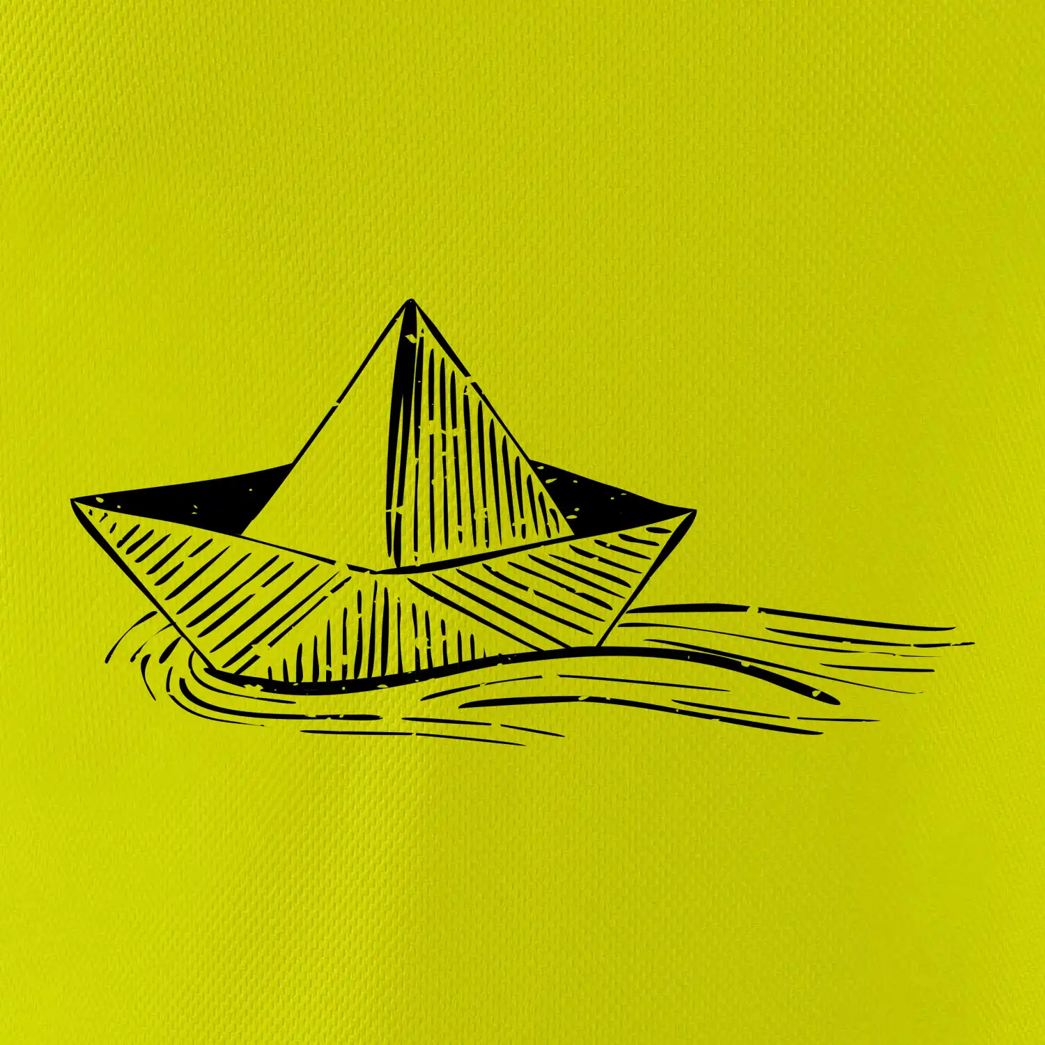 Letní romance - papírová loďka