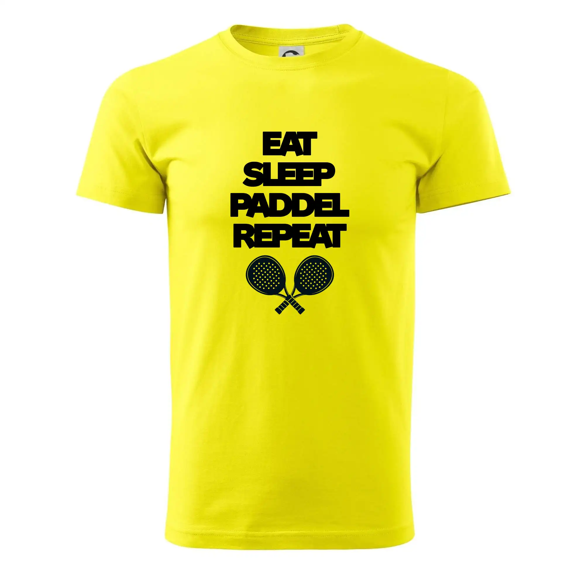 Eat sleep paddel repeat pod sebou