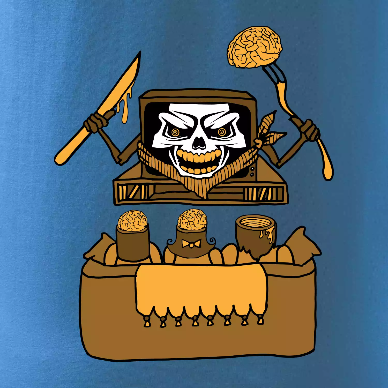 Mozkožrút - televízia (Pecka design)