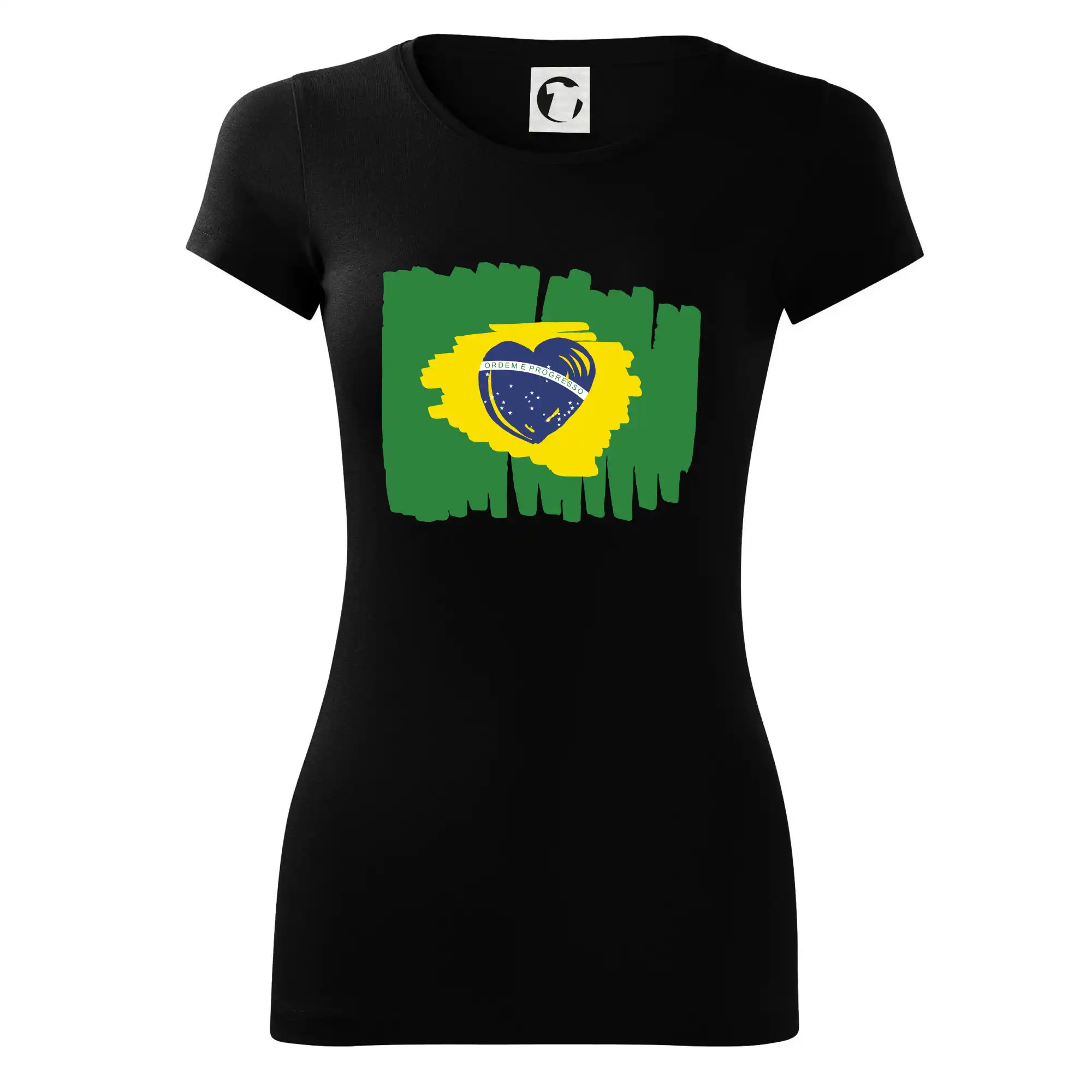 Brazílie vlajka srdce