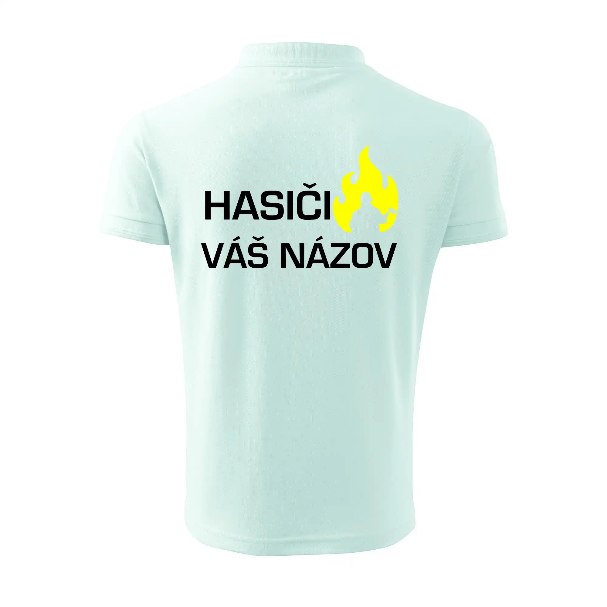 Hasiči - Váš názov - FLUO + Reflexná potlač