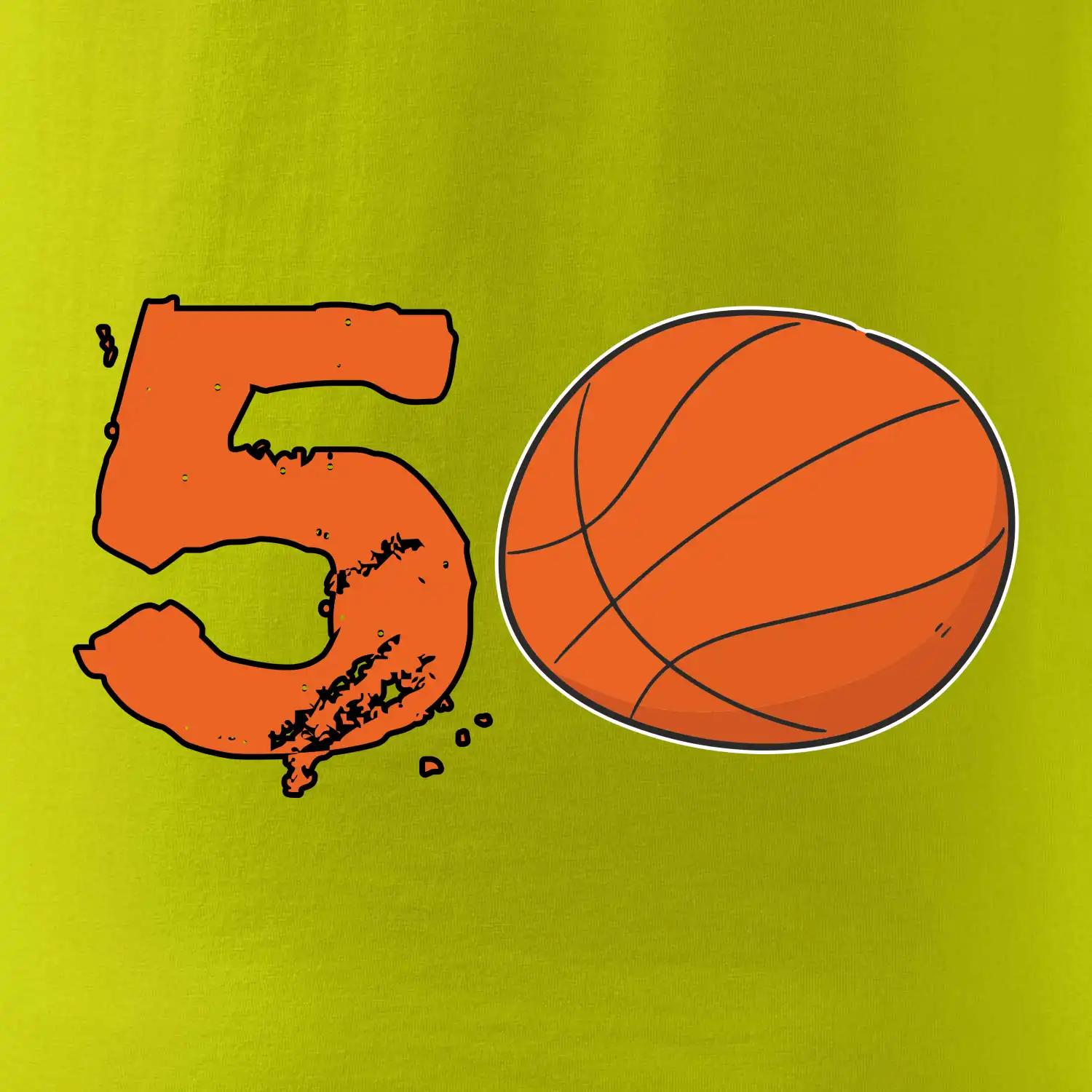 Basketball kulaté narozeniny 50