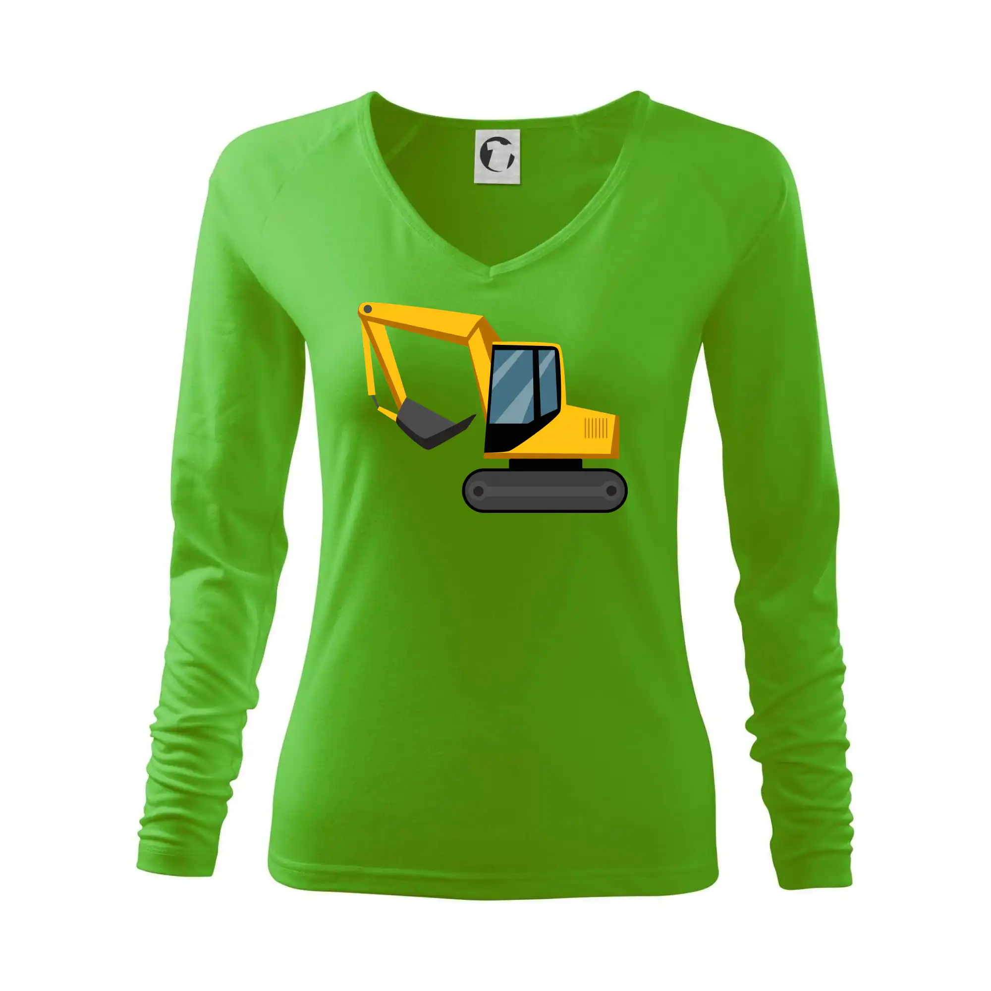 Bagr bez nápisu  z boku