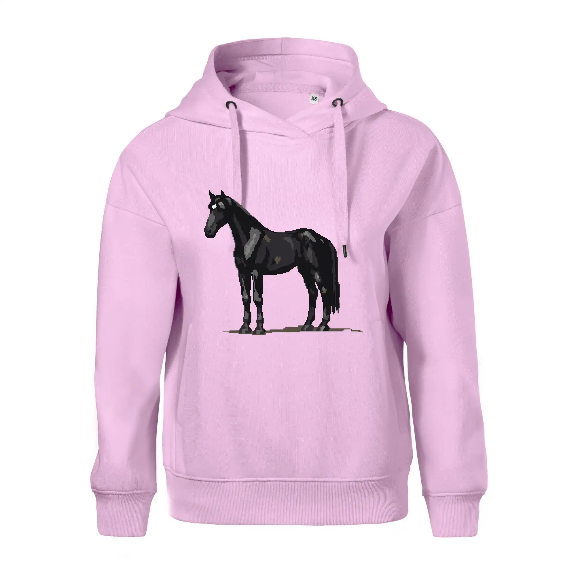Černý kůň pixel