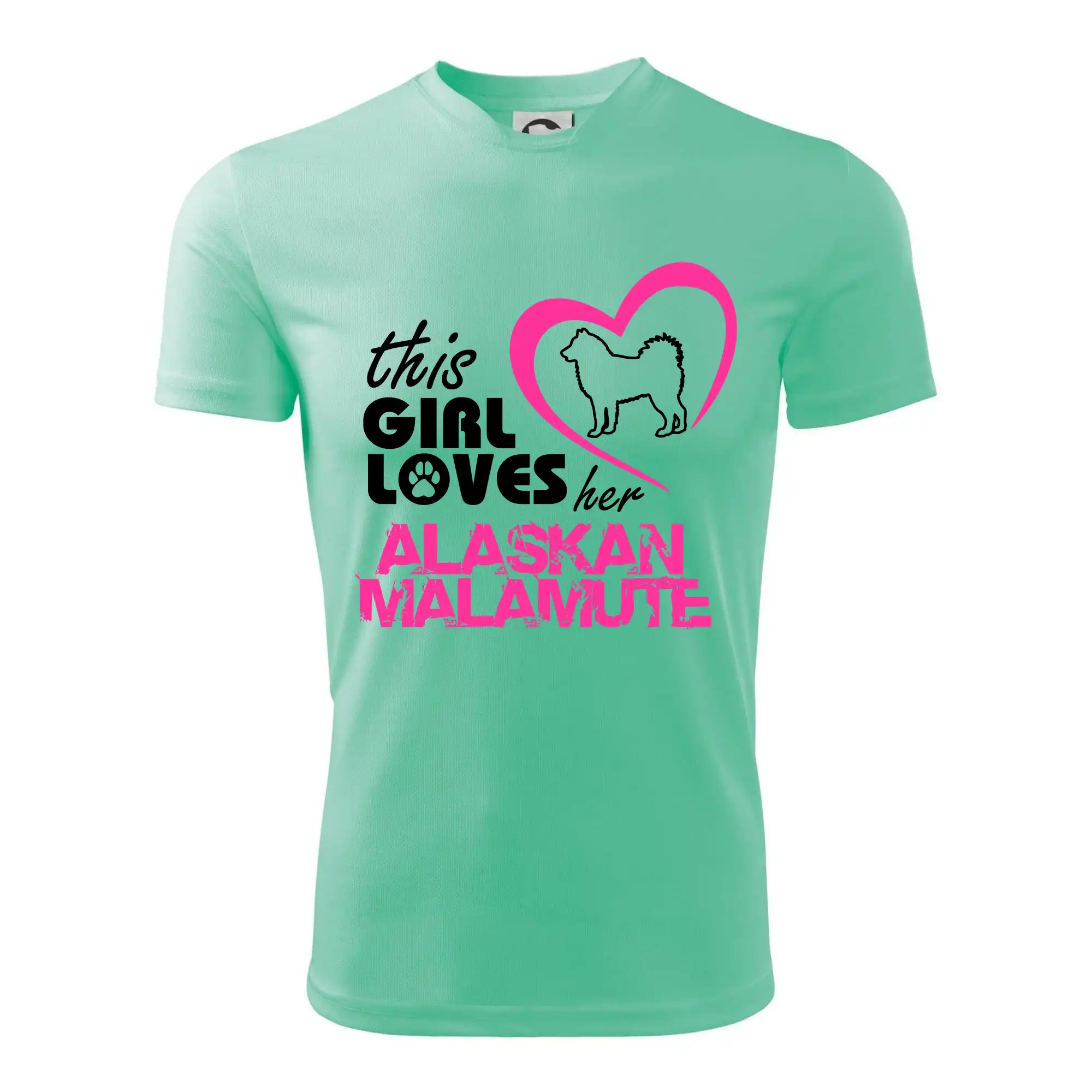 This Girl Loves her Alaskan Malamute