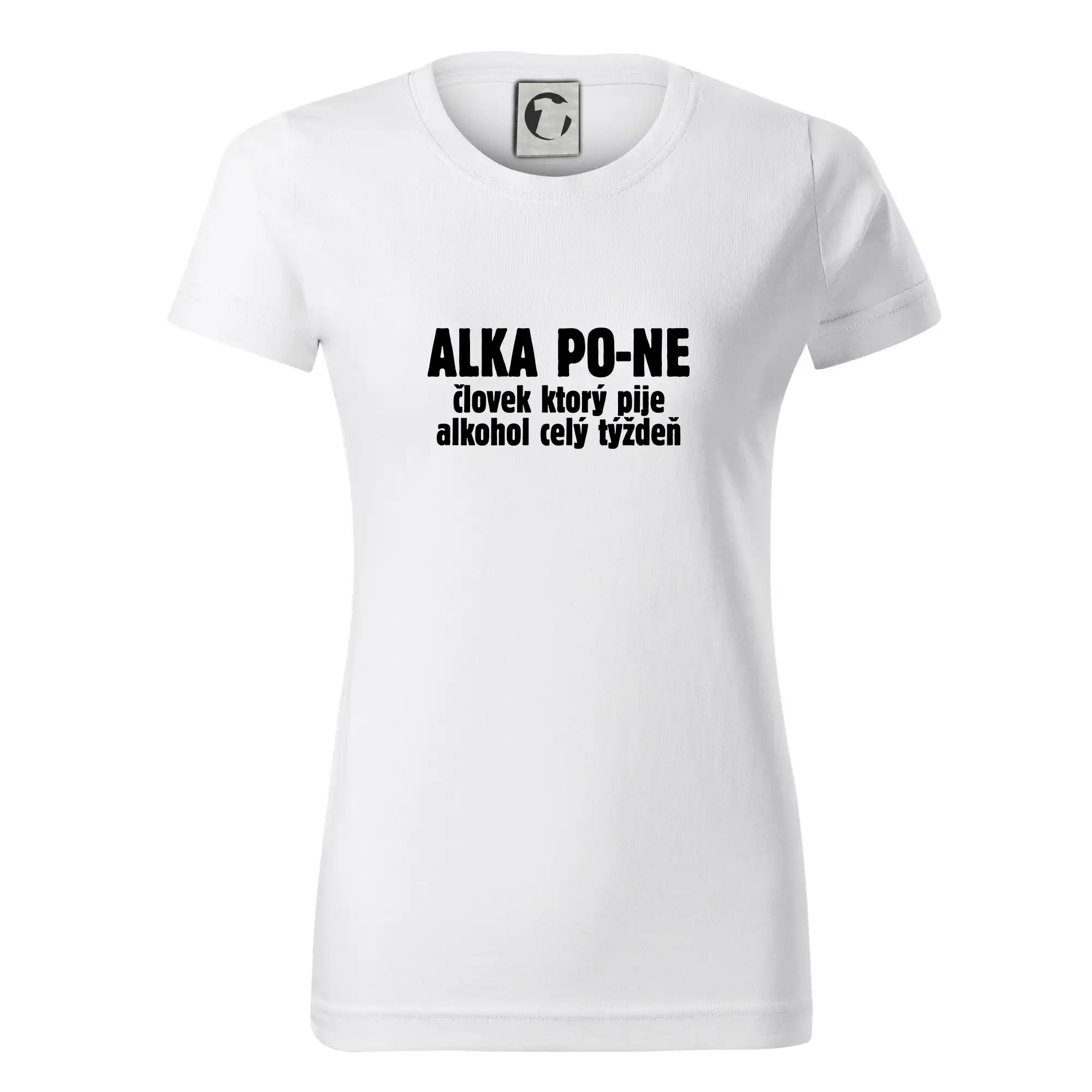Tričká na párty - Alkapone - Dámske tričko basic - ľahko voľnejšie a dlhšie