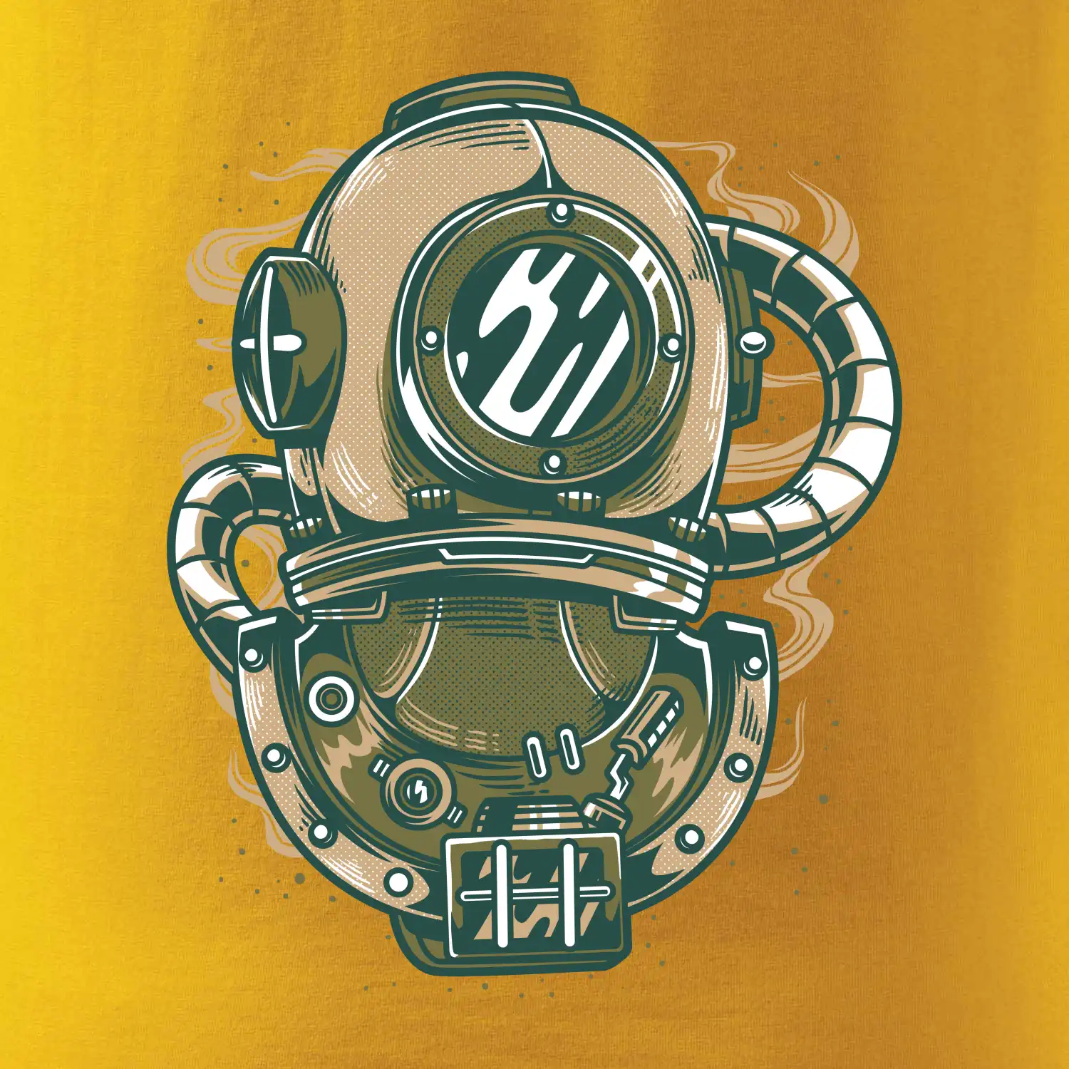 Starý potapěčský skafandr