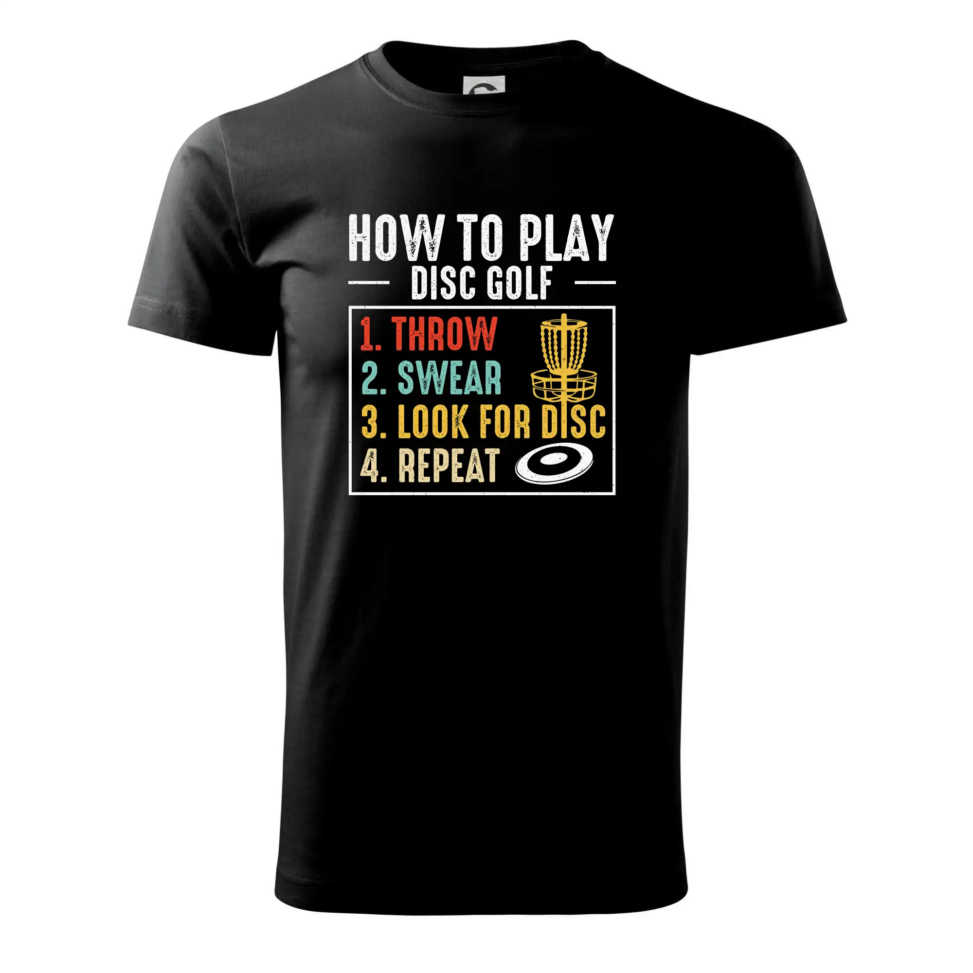 How to play disc golf - Klasické pánske tričko vyššej gramáže
