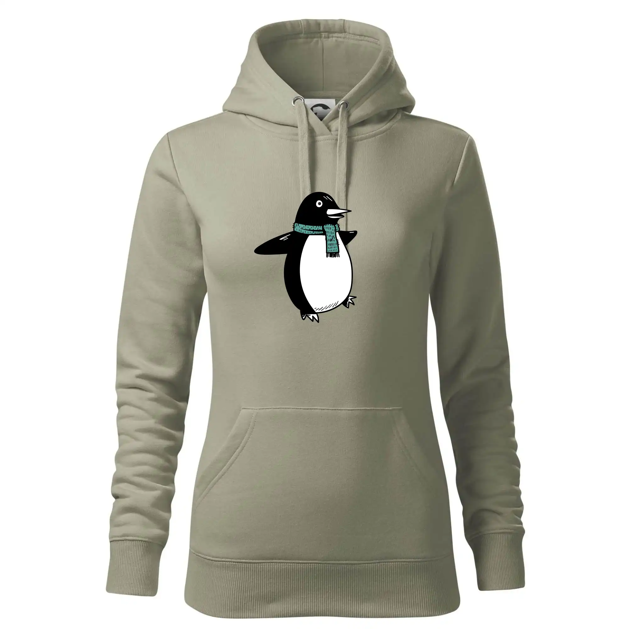 Tučňák se zelenou šálou