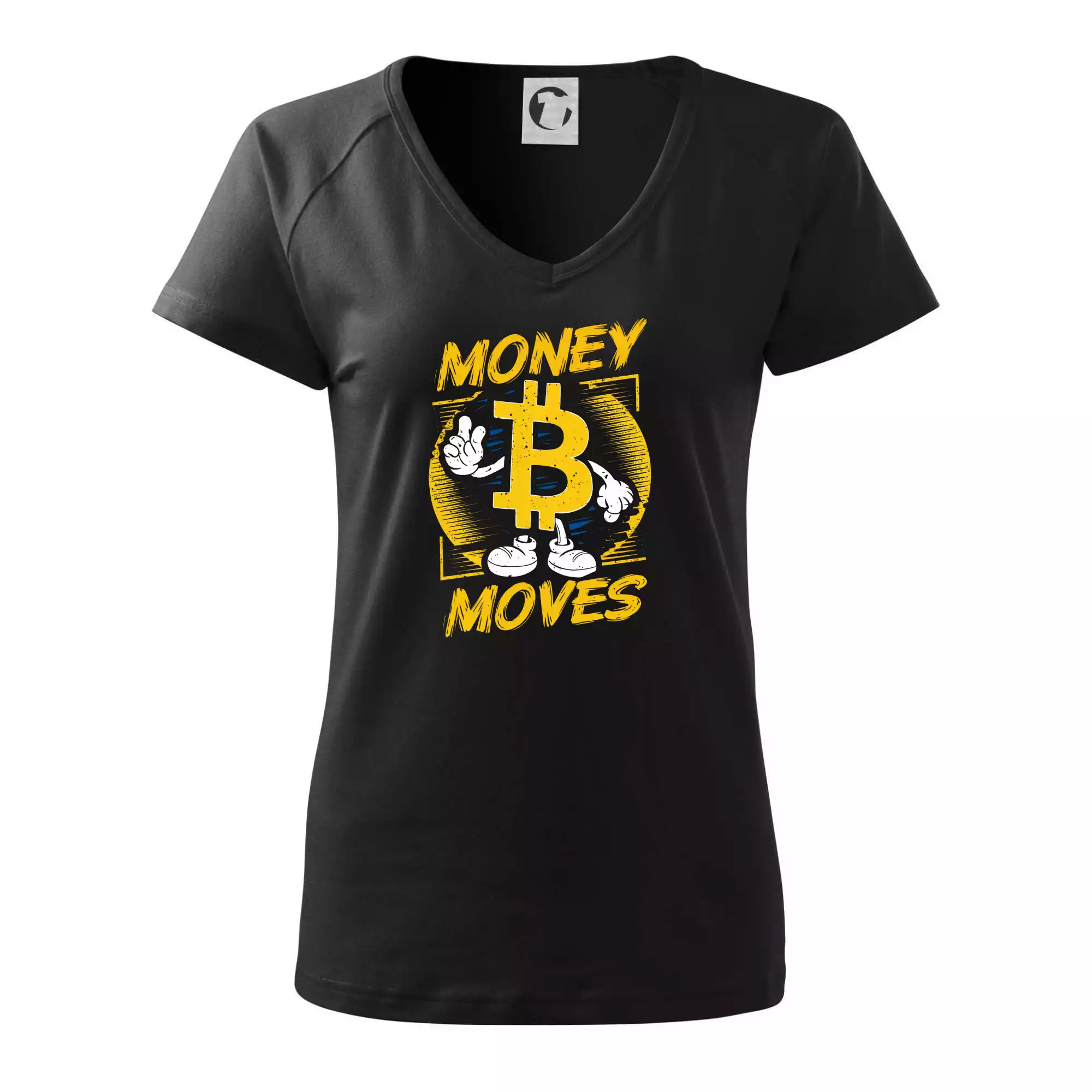 Money moves bitcoin mascot