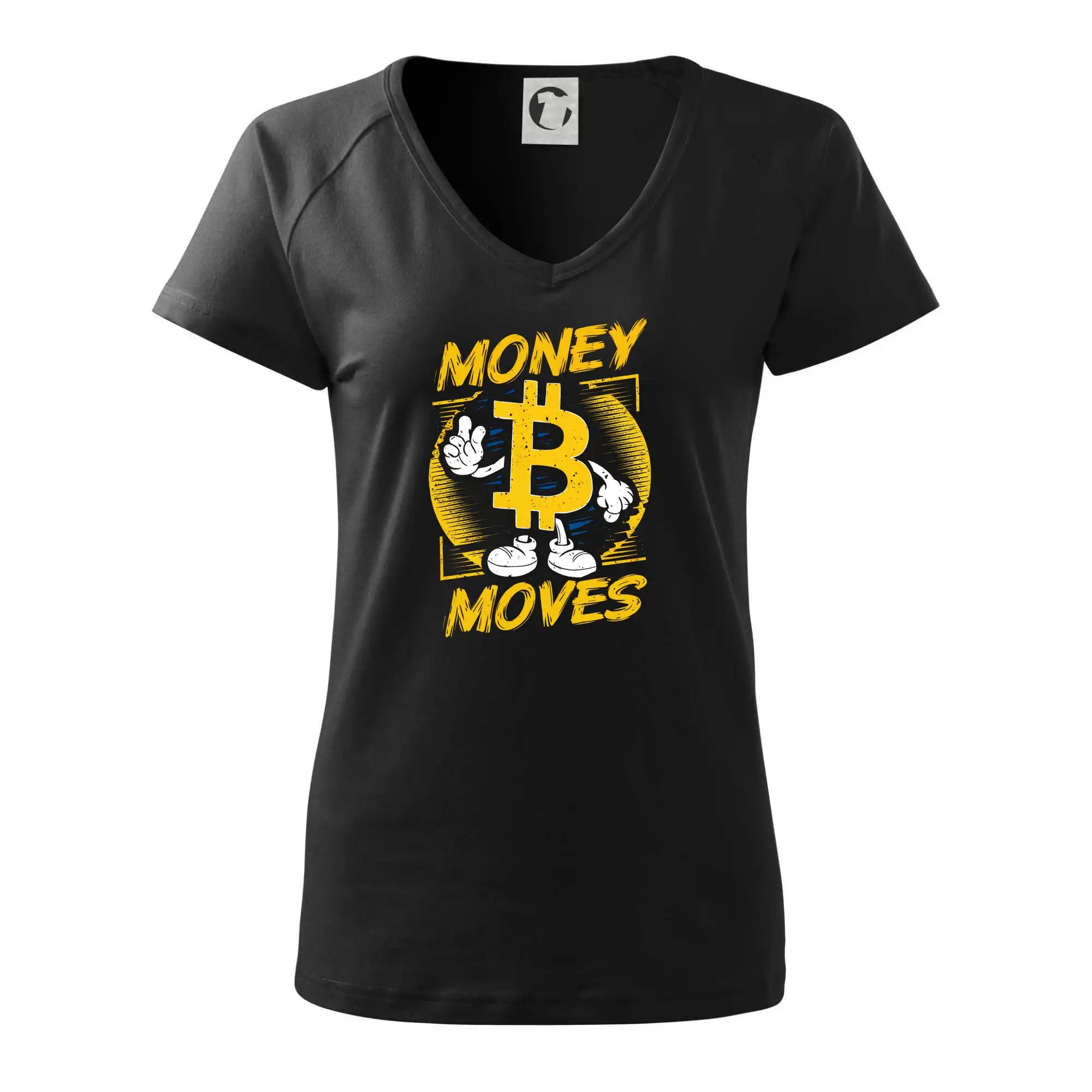 Money moves bitcoin mascot - Tričko dámske Dream
