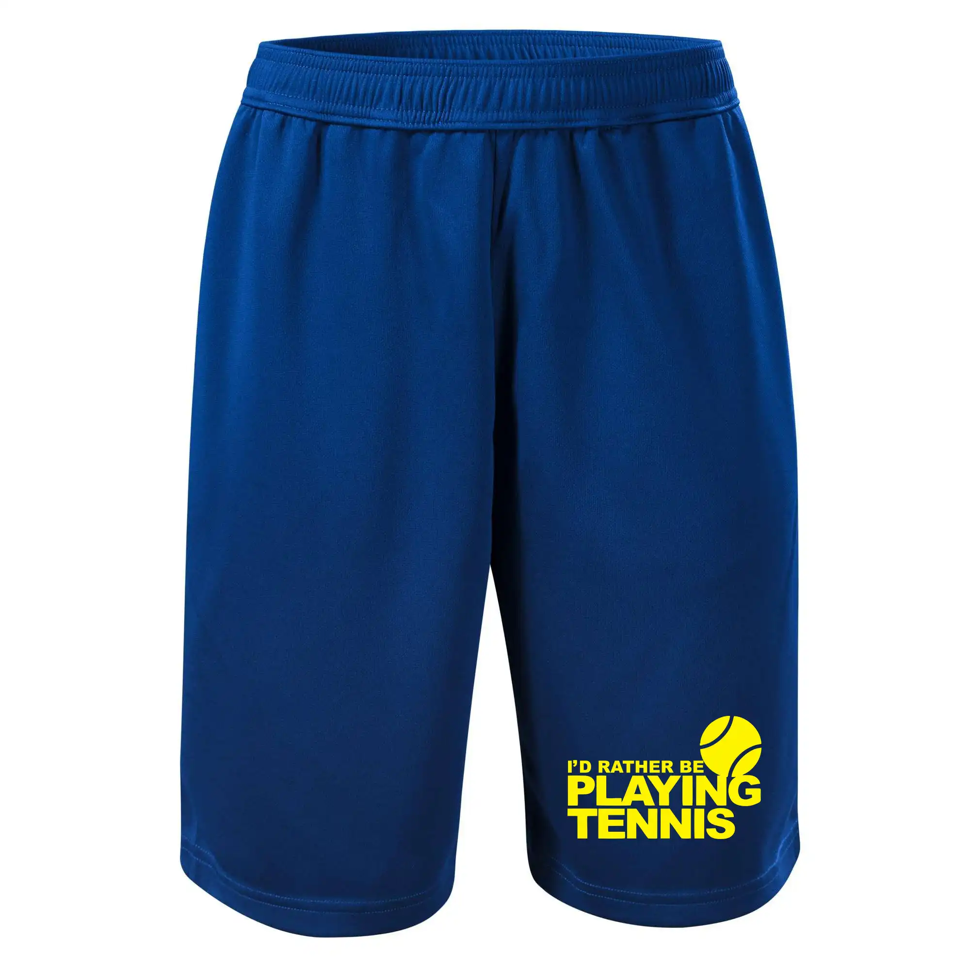Playing tennis
