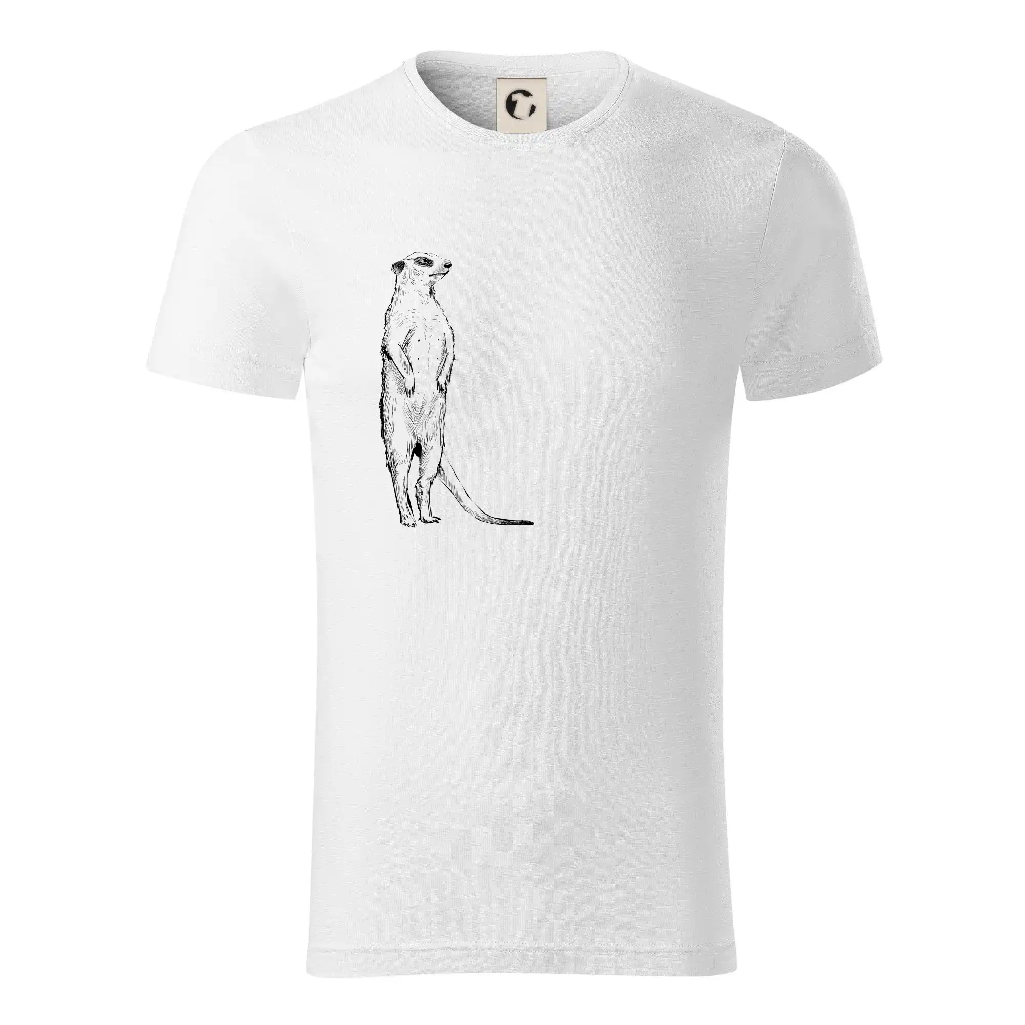 Surikata černá kresba