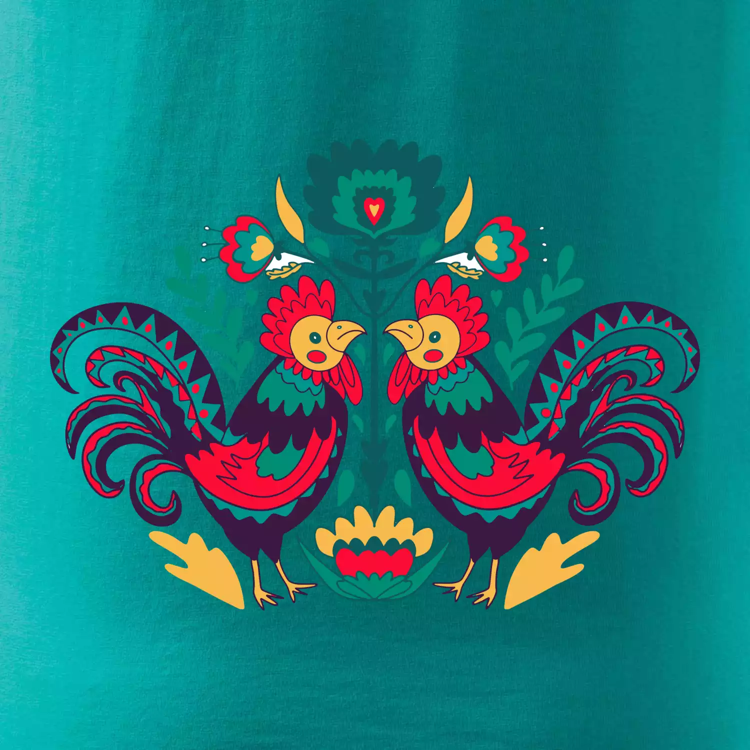 Folklor - Slepice barevné