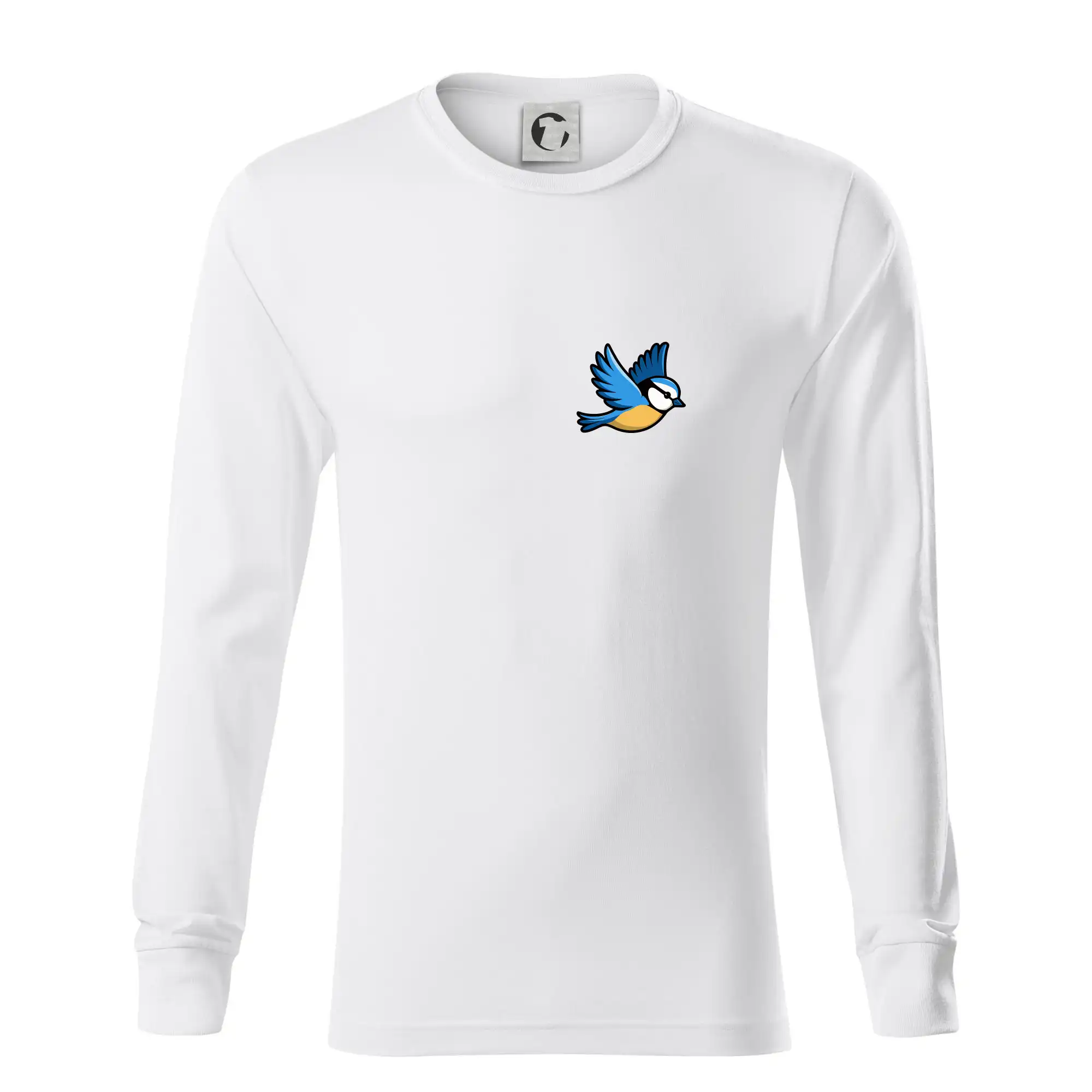 Sýkorka modřinka na prsu