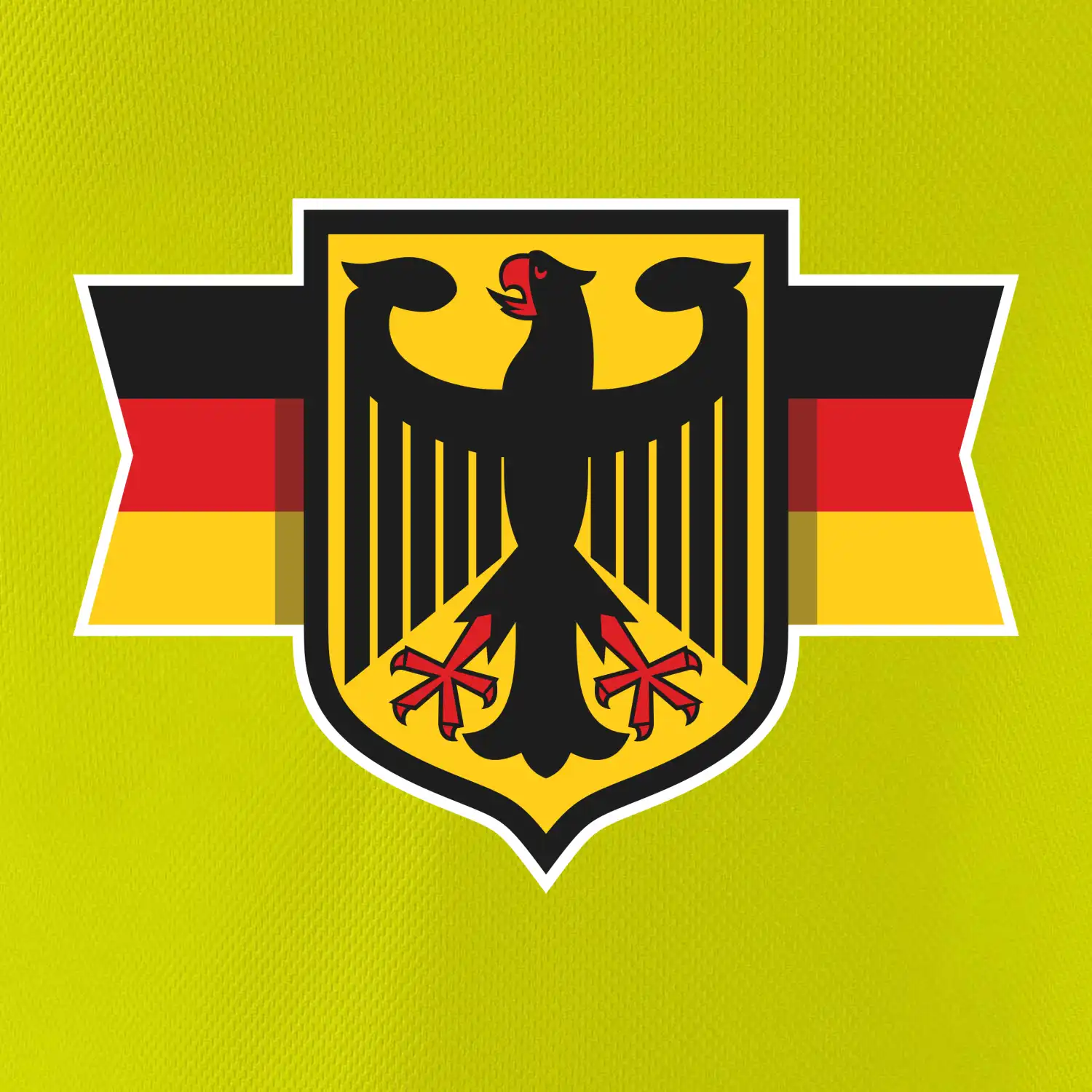 Německá orlice a vlajka