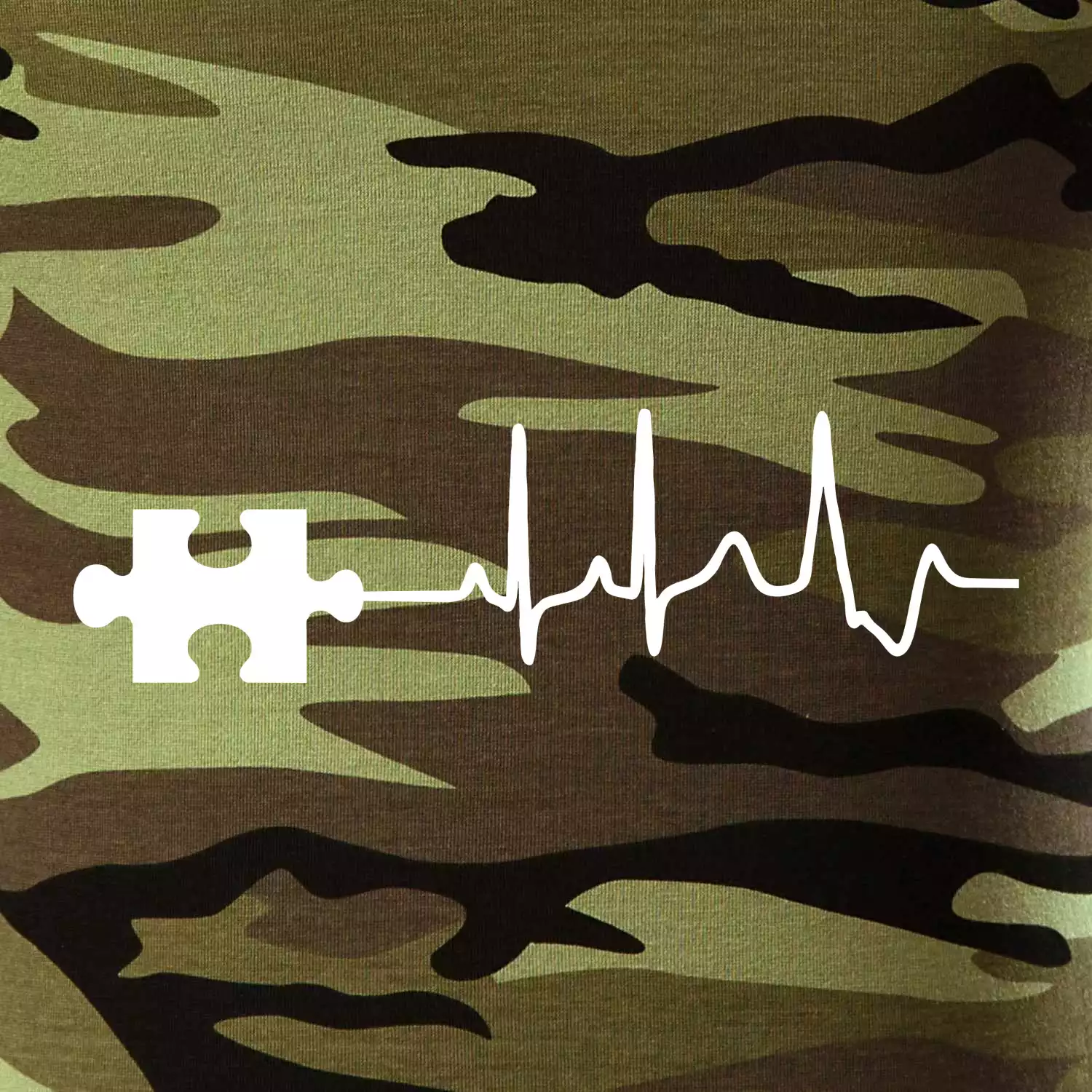 EKG puzzle rozpojené