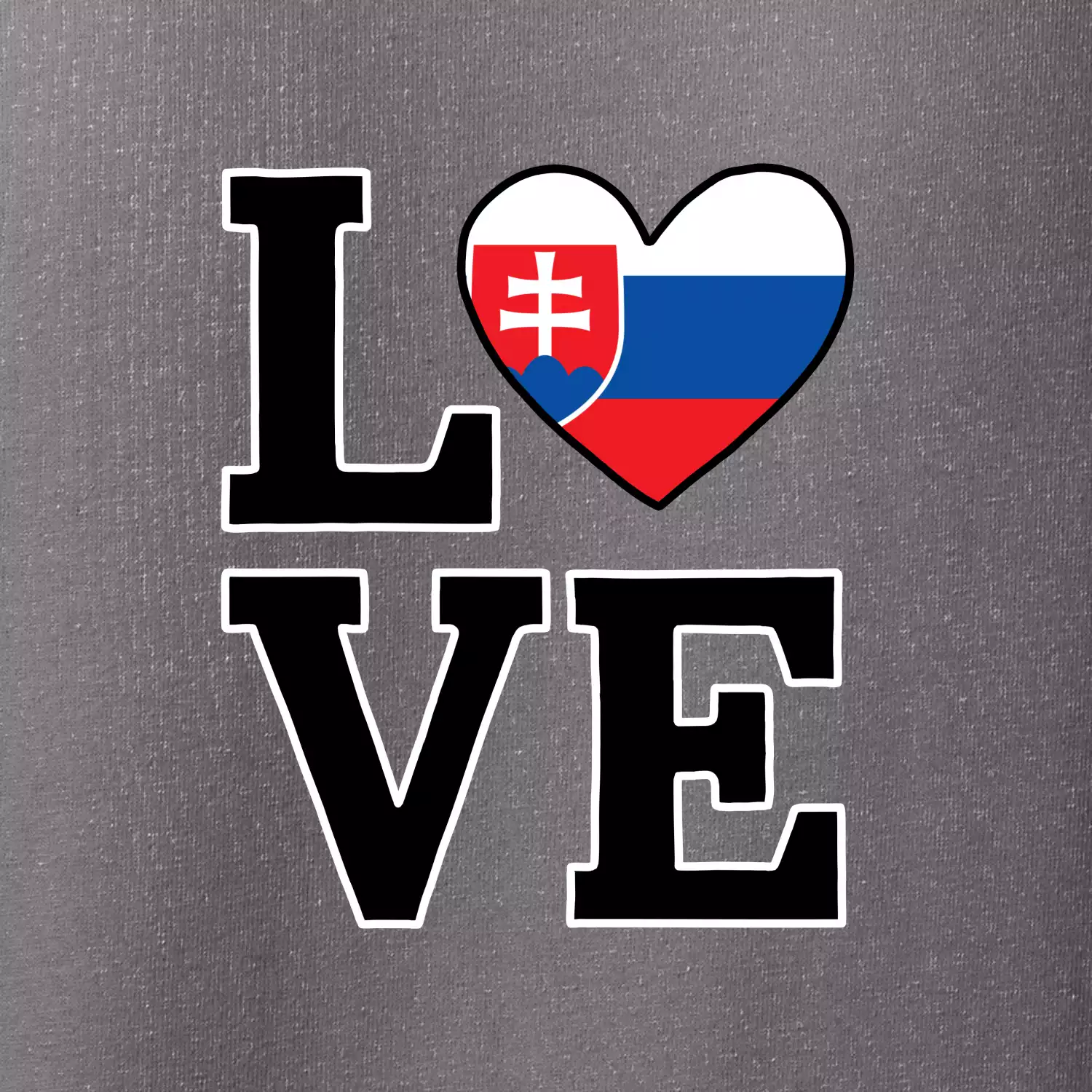 Love Slovenská vlajka
