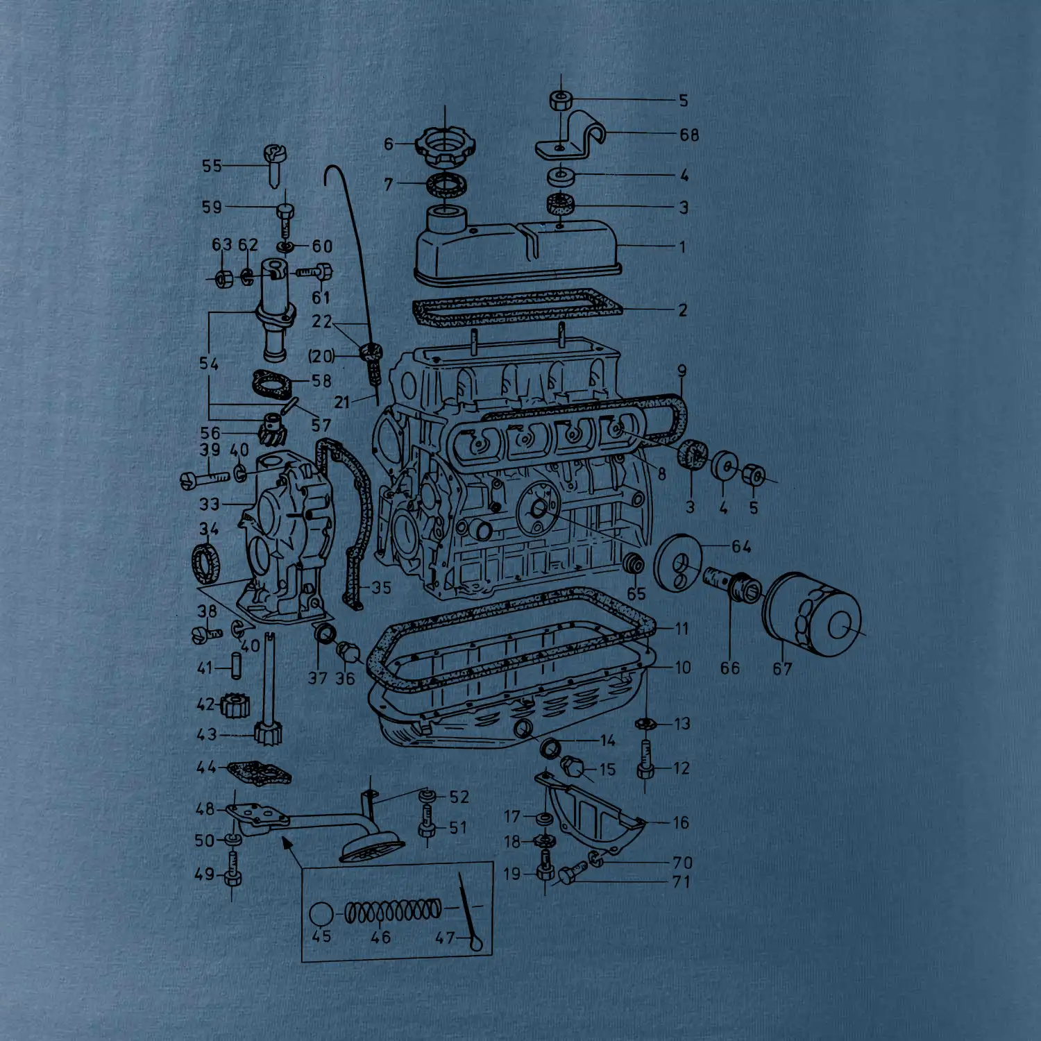 Motor škoda 105-136