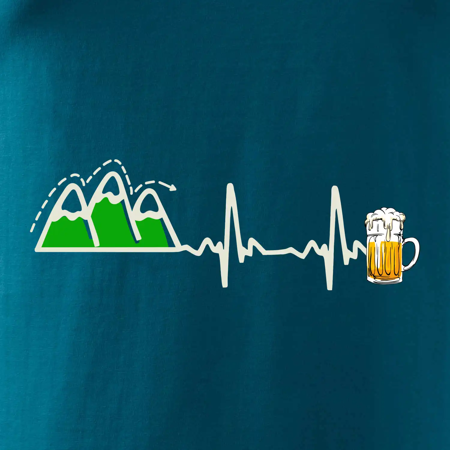 EKG z hor na pivo