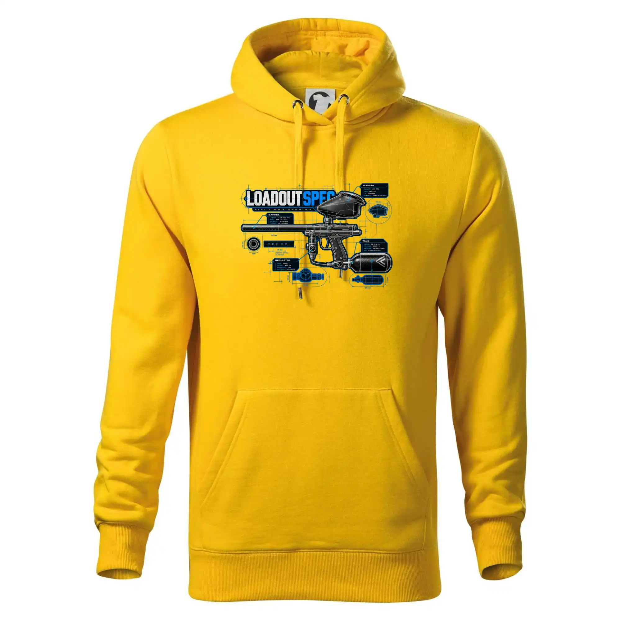 Technický výkres loadout spec paintball