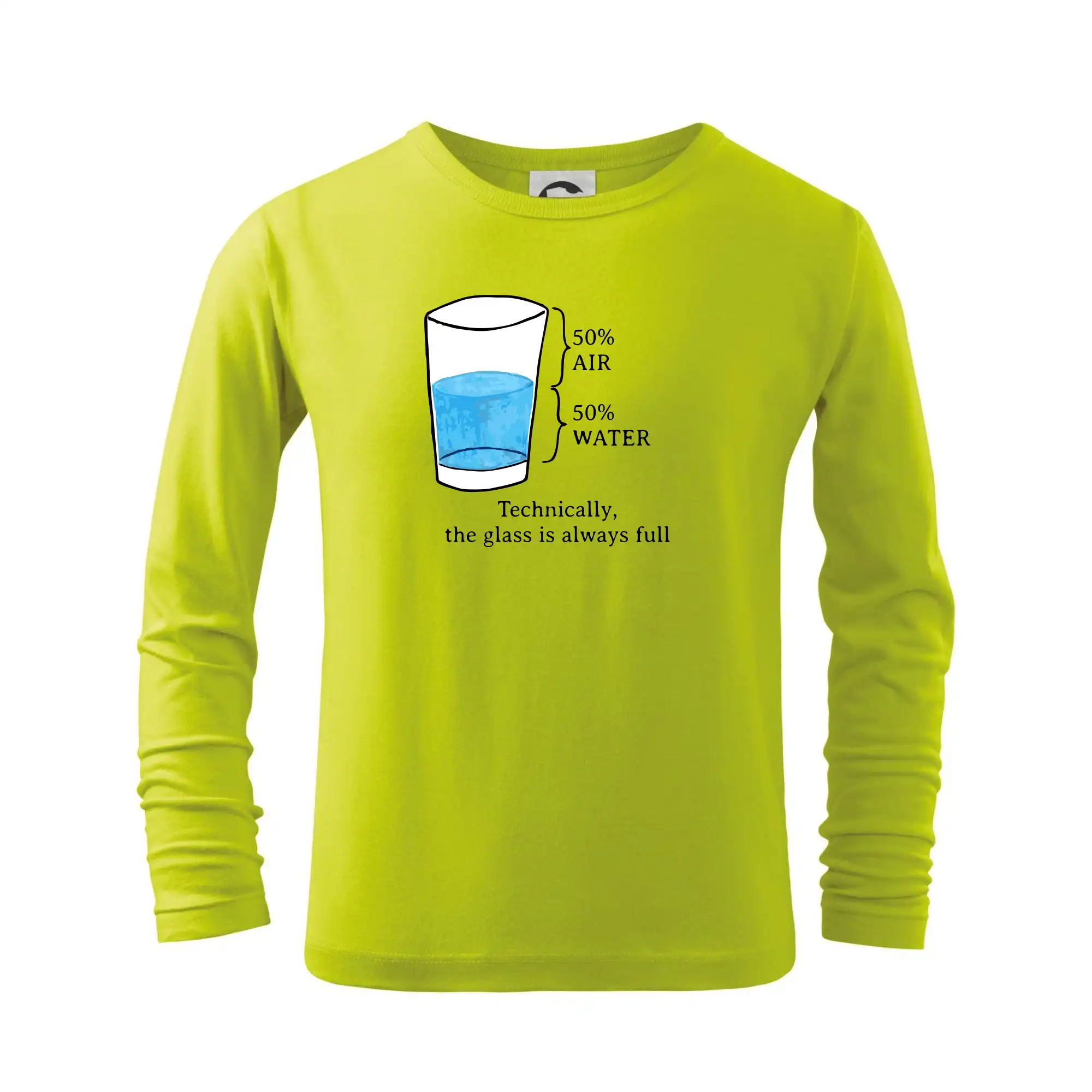 Technically, the glass is always full